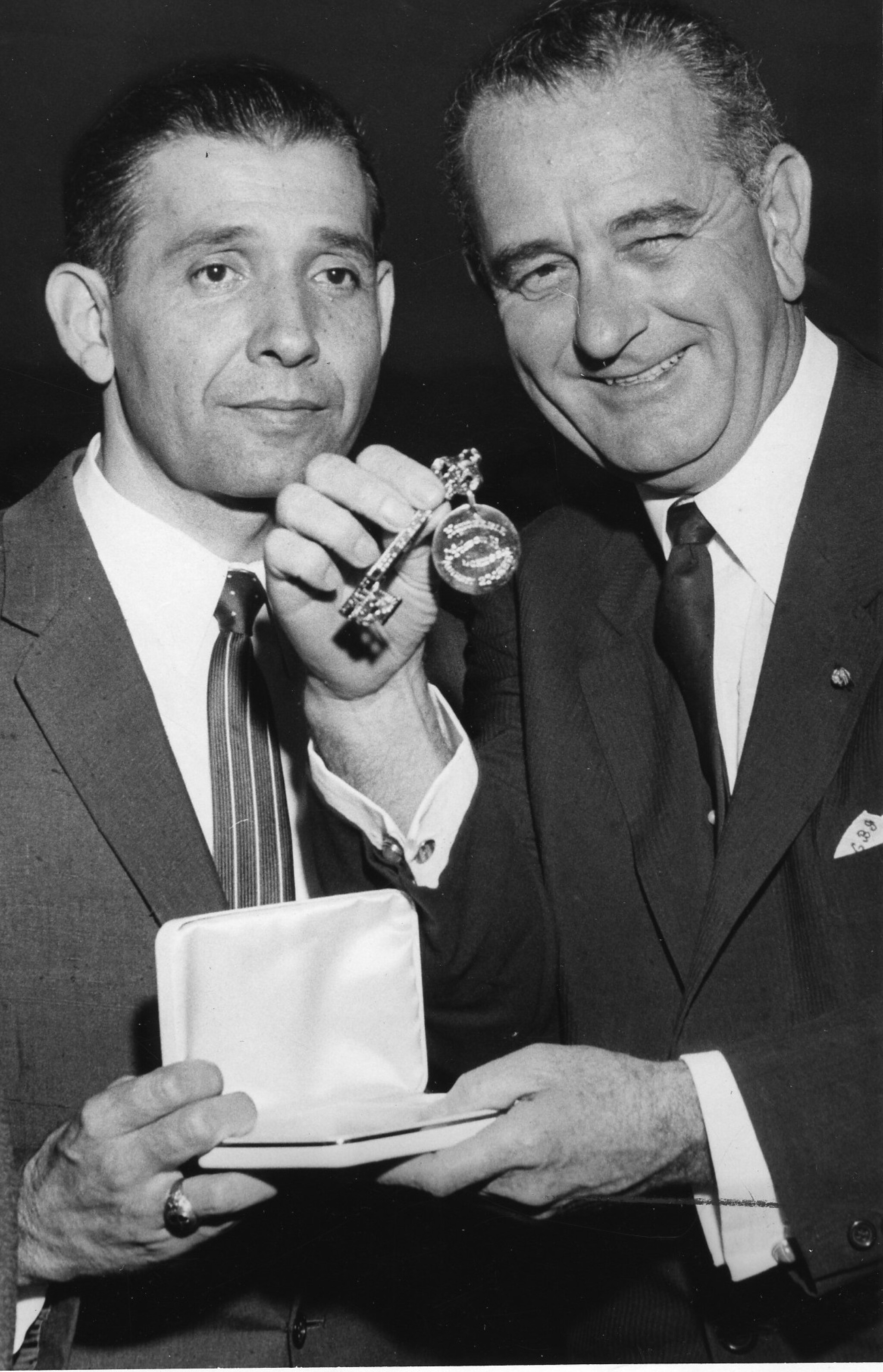 Raymond L. Telles and Lyndon B. Johnson El Paso, Texas DIGIE