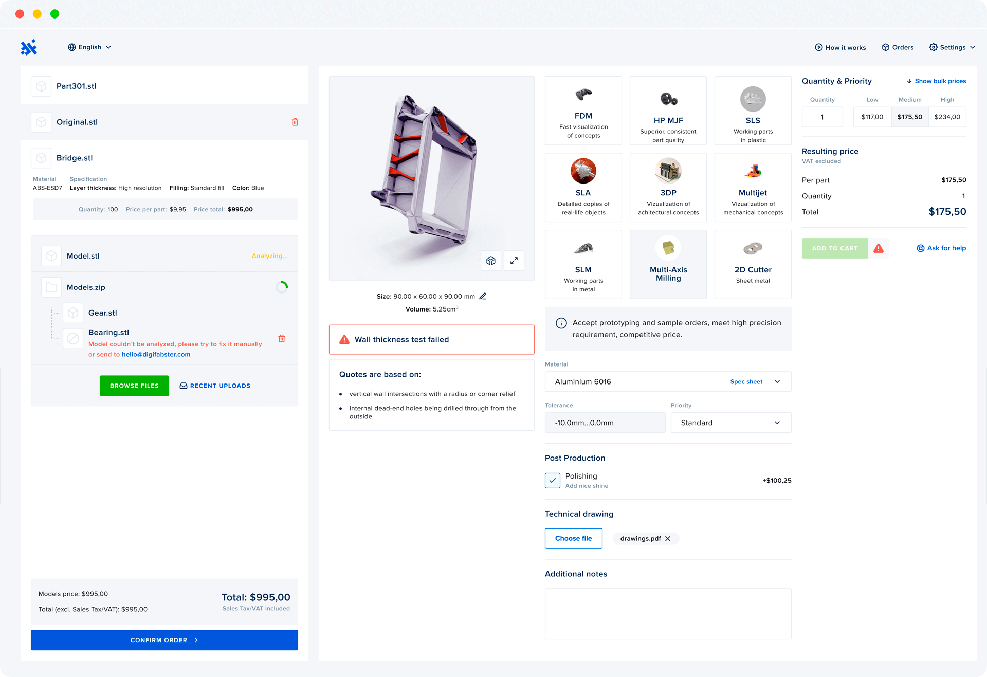 Quick Quote Software Rapid Machine Shop Job Quoting DigiFabster