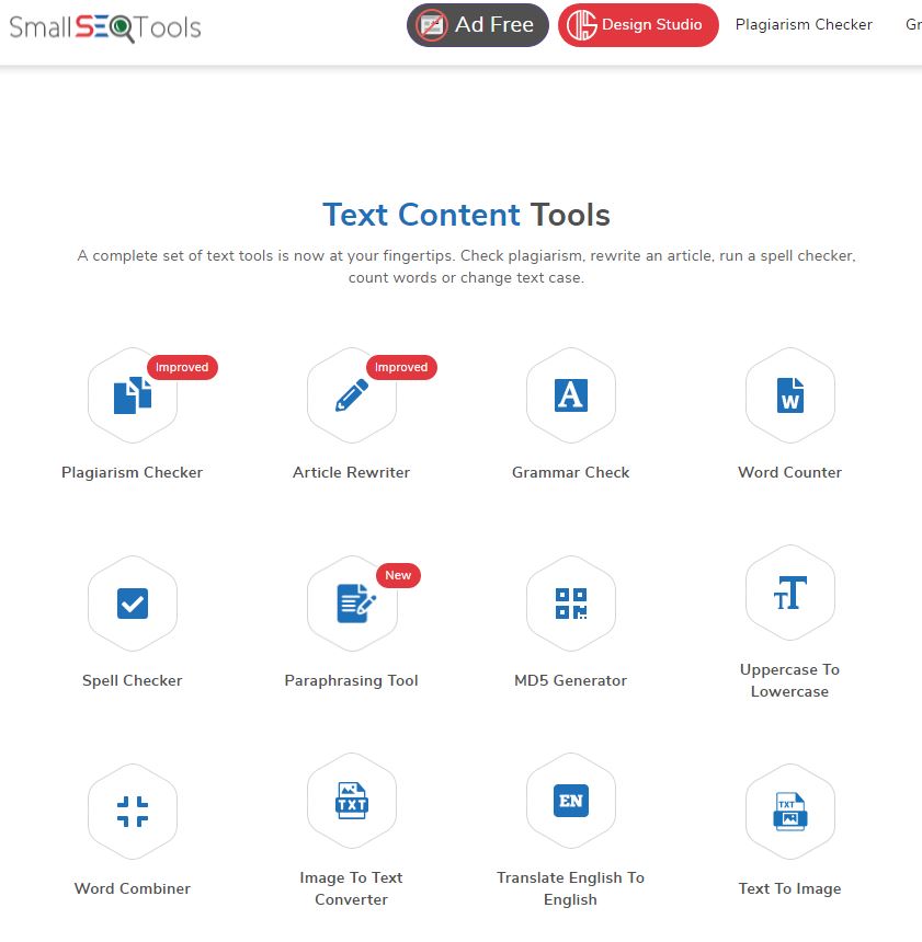 Free Plagiarism Checker Small SEO Tools Accurate Results 2023