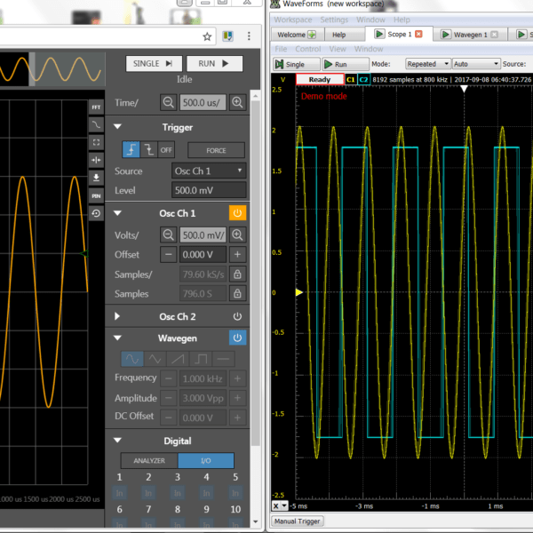 WaveForms Live And WaveForms 2015 Digilent Blog