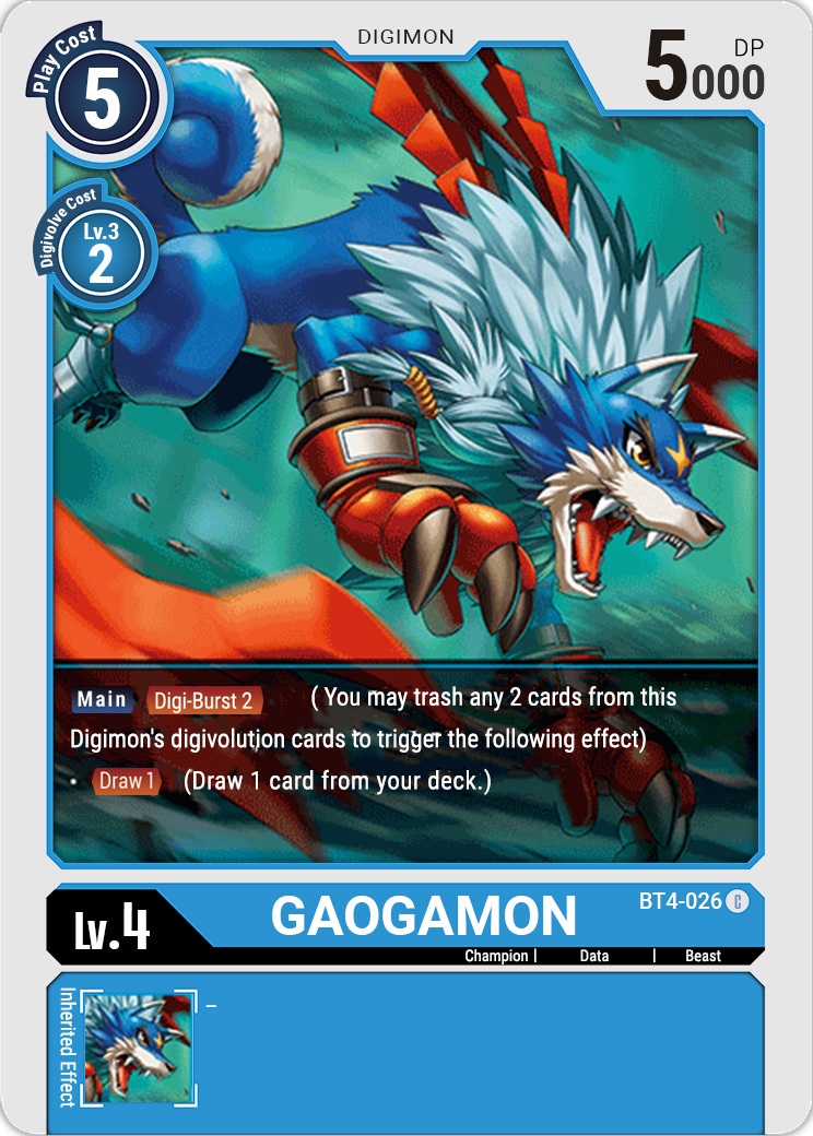 BT04 Cards Great Legends DIGIMON CARD META