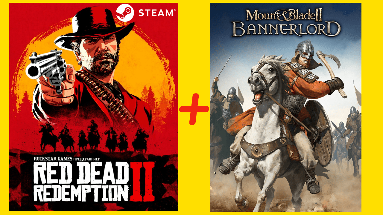 Buy 💎⭐💎 Red Dead Redemption 2 + Mount Blade II Bannerlord cheap, choose