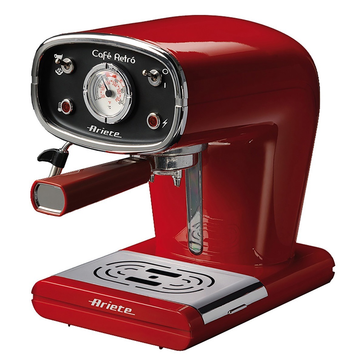 ARIETE 1388 RED COFFEE MAKER ESPRESSO RETRO DigiShark