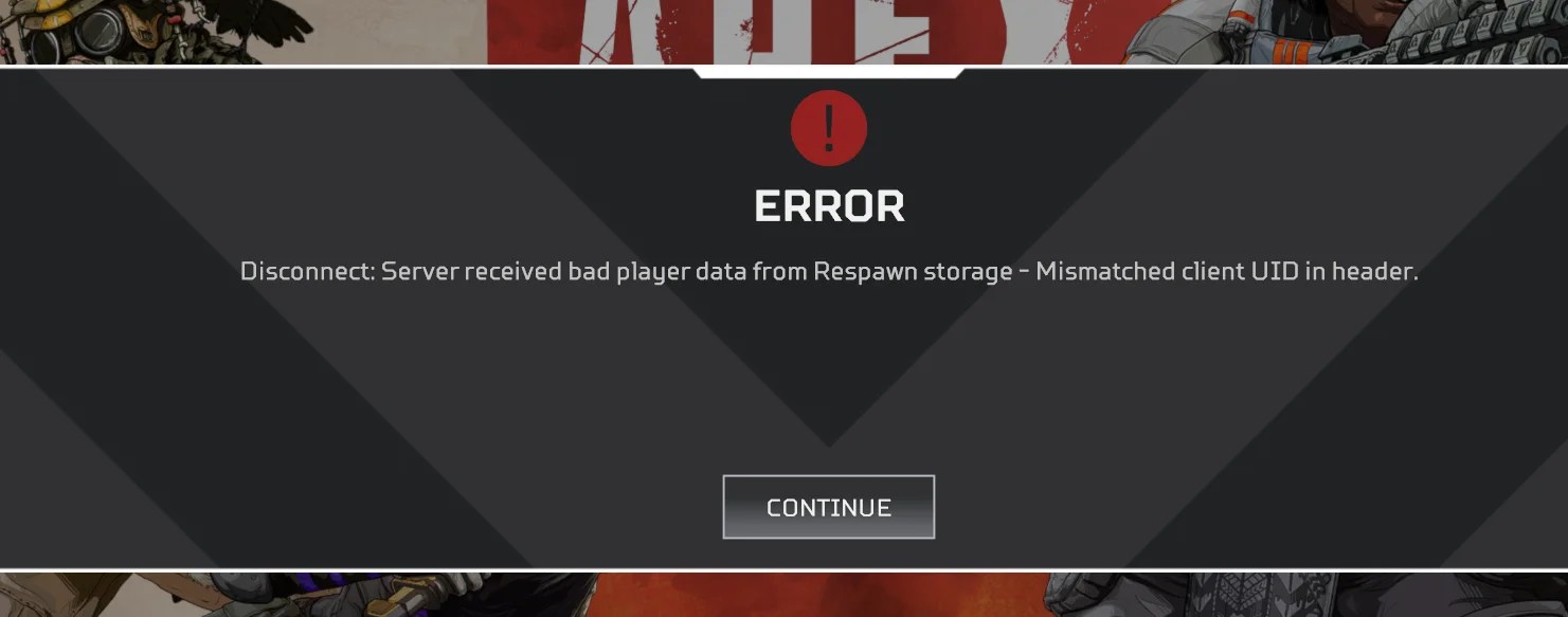 Apex Legends Fix Disconnect server received bad player