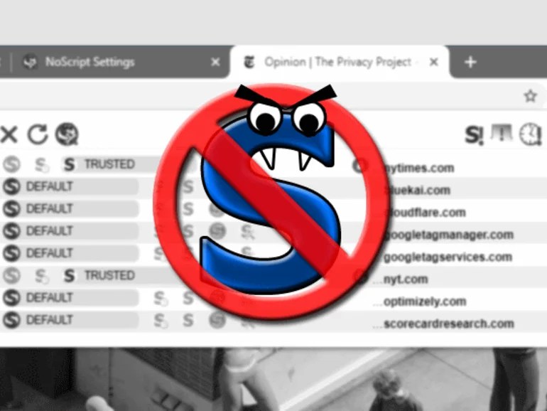 NoScript latest version download for Chromium, Firefox