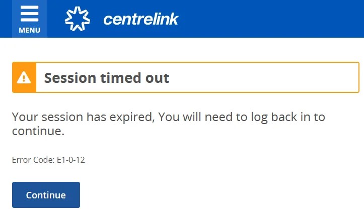 Centrelink Error Code E1012 What is it and how to fix it? DigiStatement