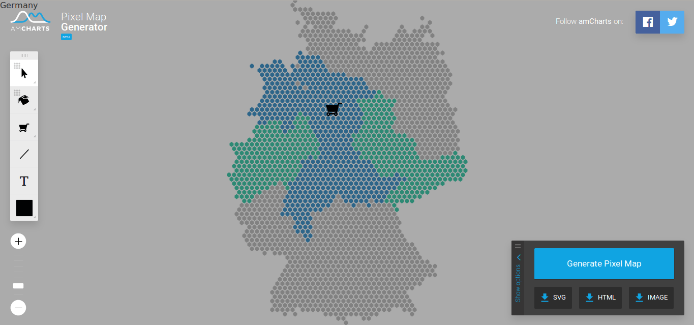 Pixel Map Generator Digital Geography