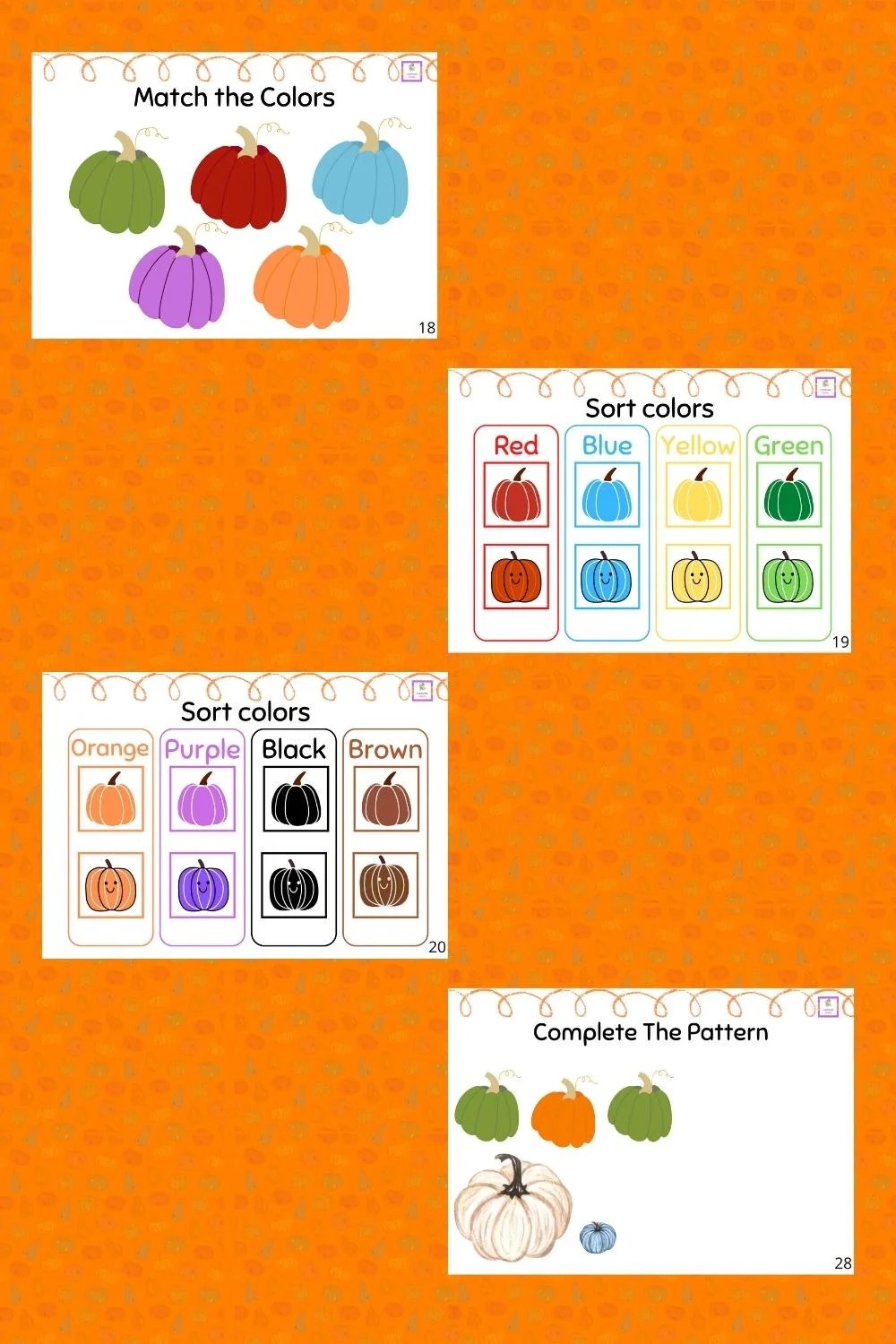 Pumpkin Activities for Kids-[ Free Printable] — Digital Learning packs