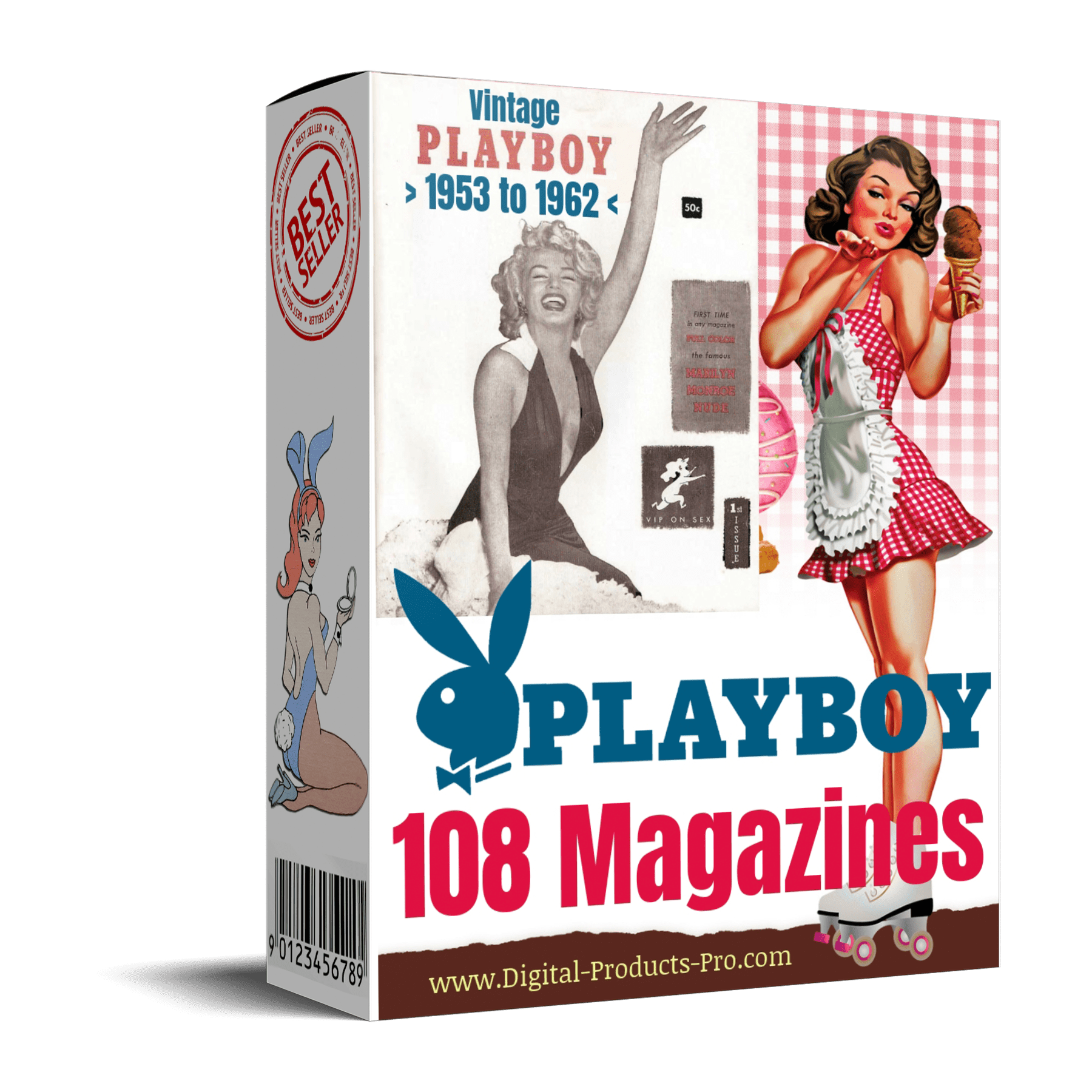 🐰 108 Vintage PLAYBOY Magazines Issues 1953 to 1962 in PDF Format