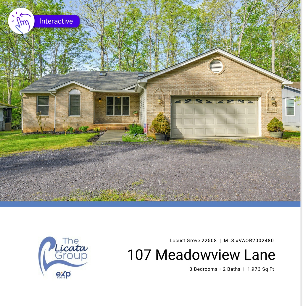 107 Meadowview, Lake of the Woods Virginia 22508 SOLD by Licata Group