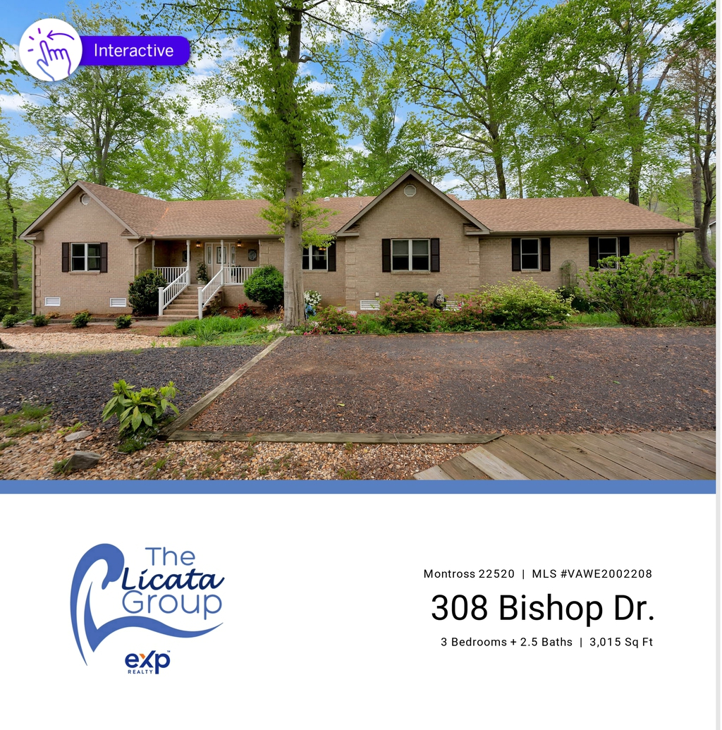 308 Montross Virginia 22520 WATERFRONT Home NOW, SOLD!!! by