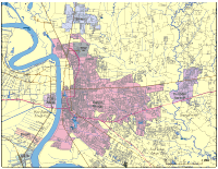 Baton Rouge Digital Vector Maps Download Editable Illustrator & PDF