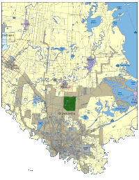 Brownsville Digital Vector Maps Download Editable Illustrator & PDF