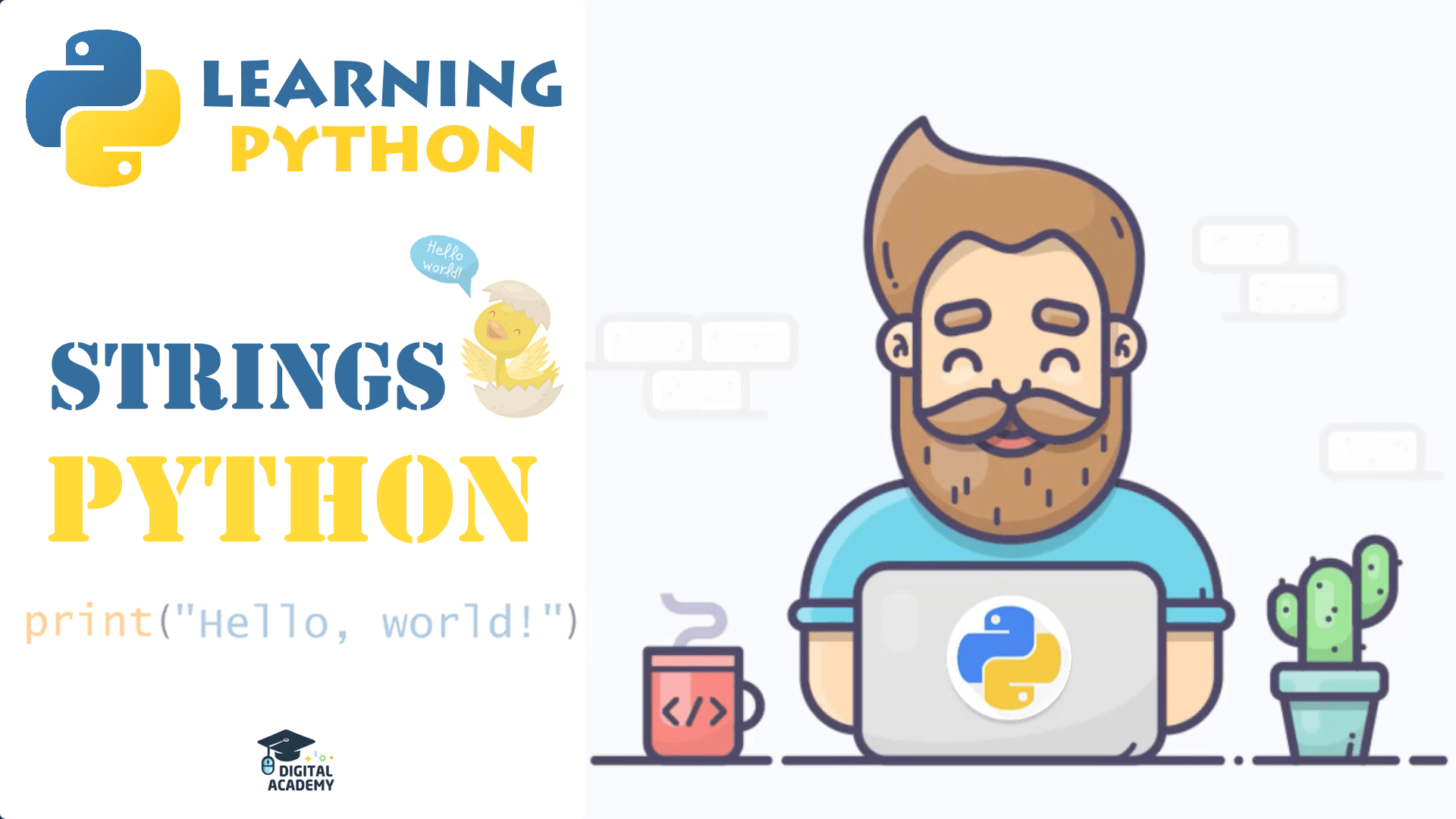 Digital Academy » Strings in Python Data Types in Python