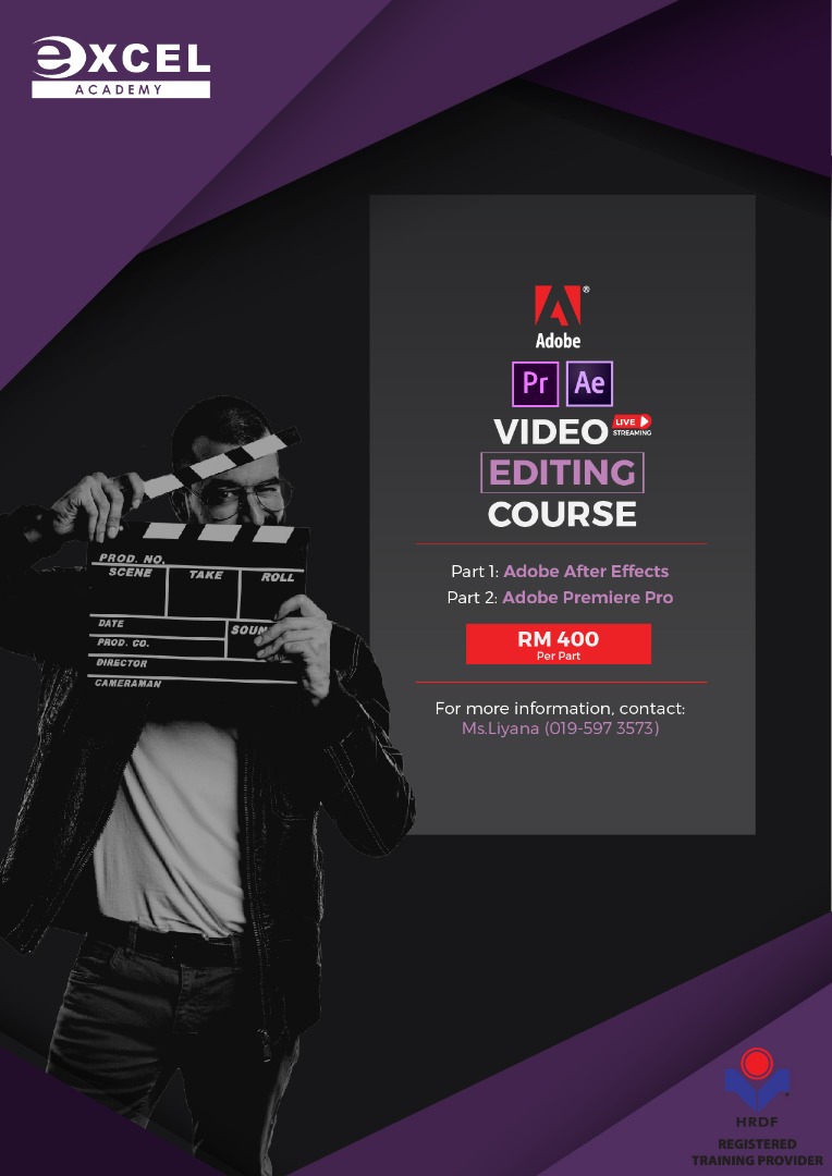 Live Streaming Video Editing Course Adobe Softwares