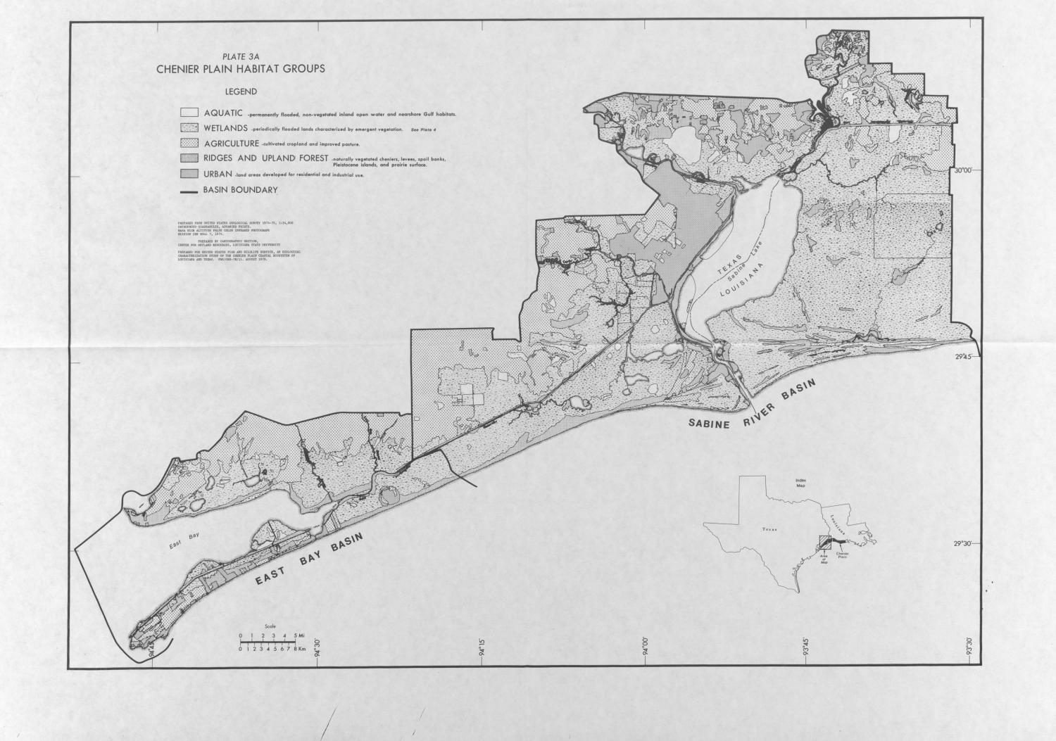 An Ecological Characterization Study of the Chenier Plain Coastal