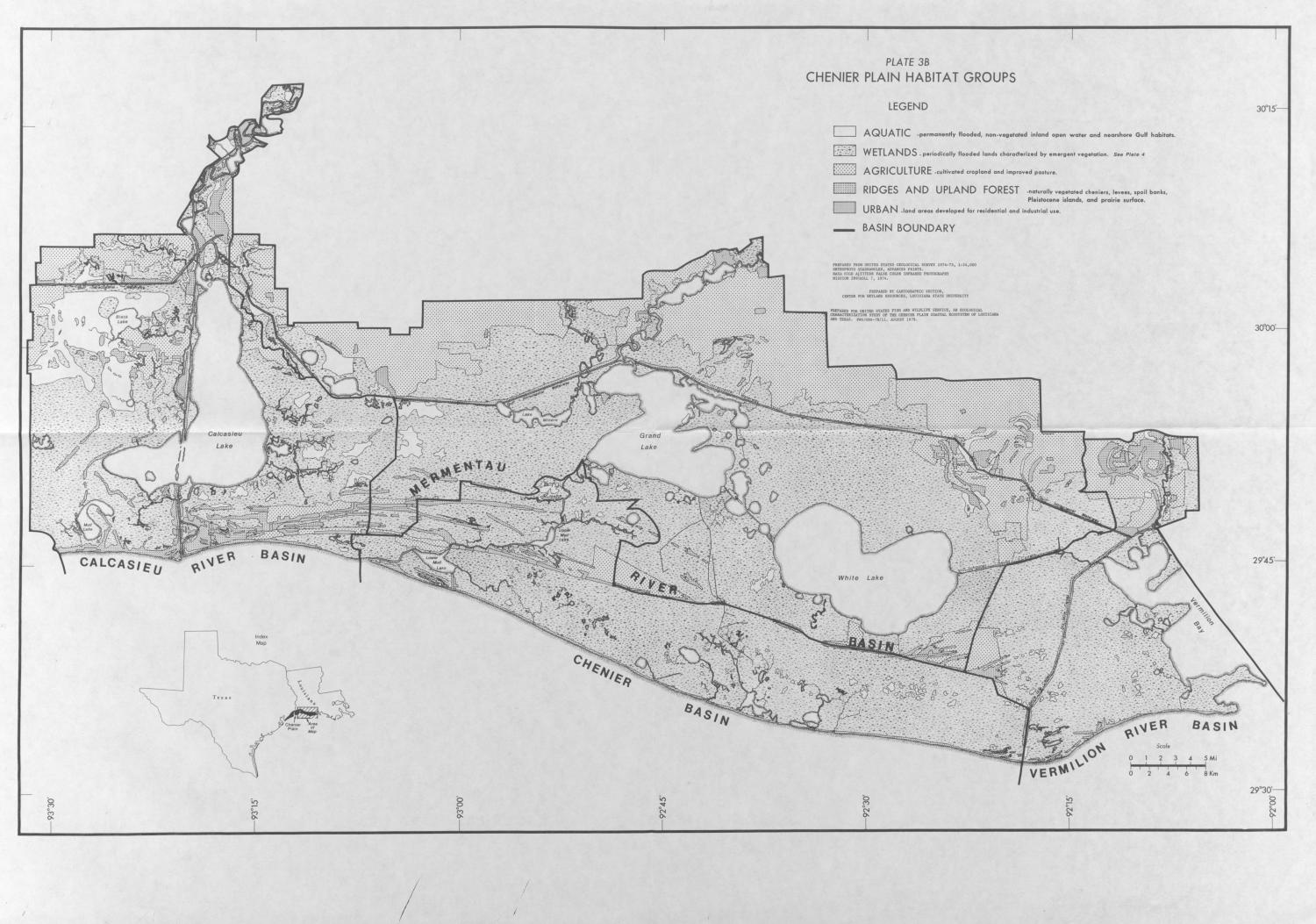 An Ecological Characterization Study of the Chenier Plain Coastal