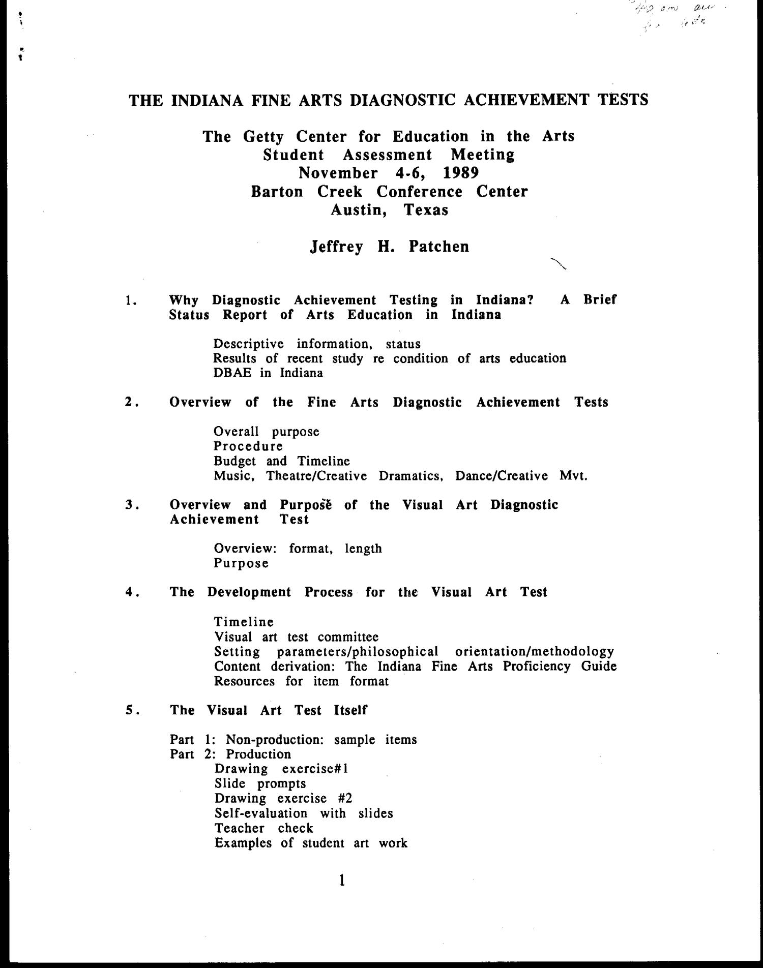The Indiana Fine Arts Diagnostic Achievement Tests UNT Digital Library