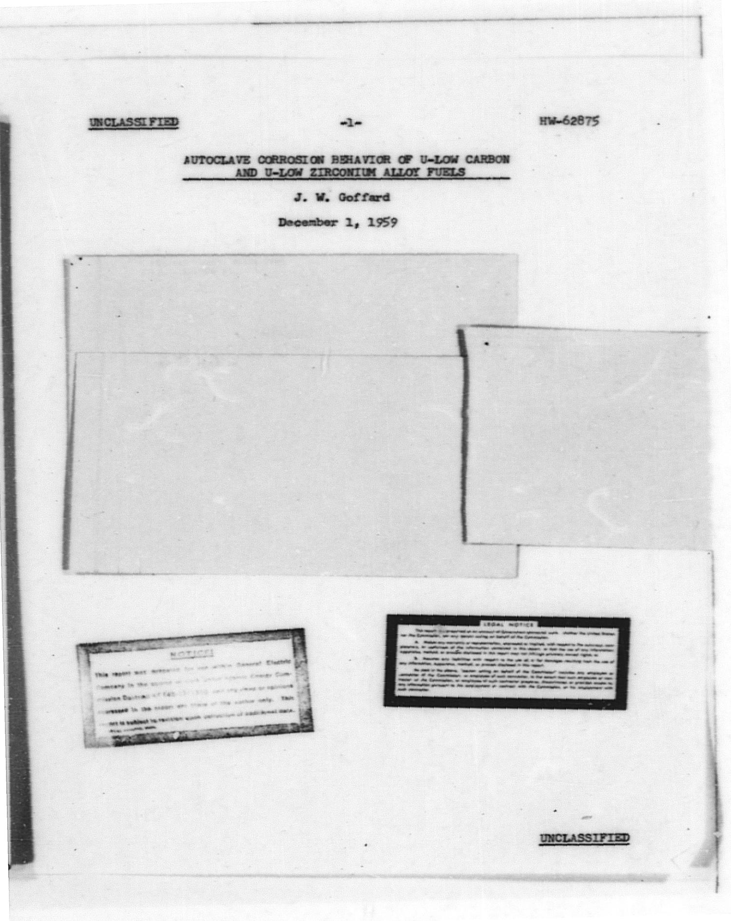 Autoclave Corrosion Behavior of ULow Carbon and ULow Zirconium Alloy