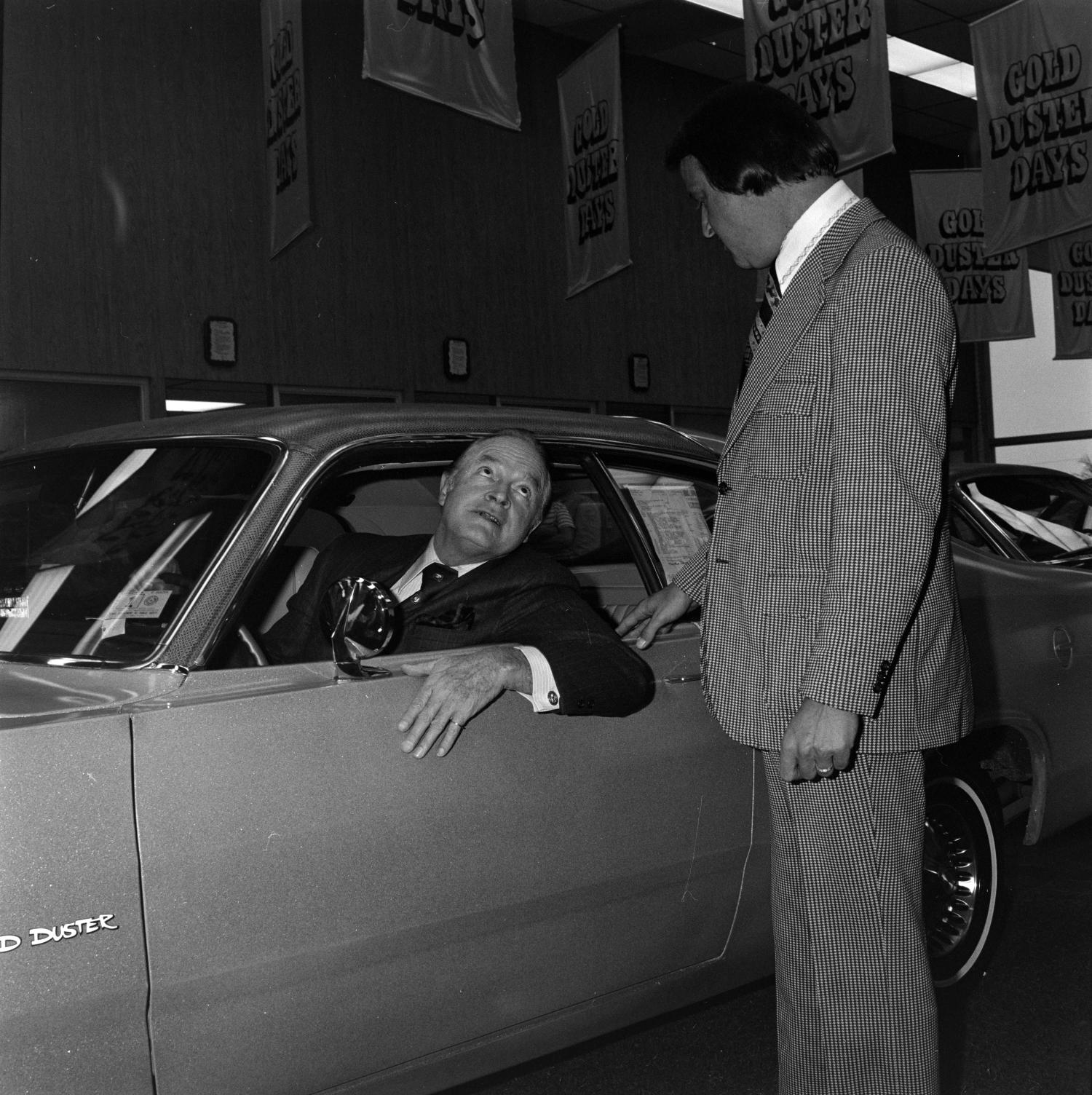[Bob Hope in a Chrysler] - Side 1 of 1 - UNT Digital Library