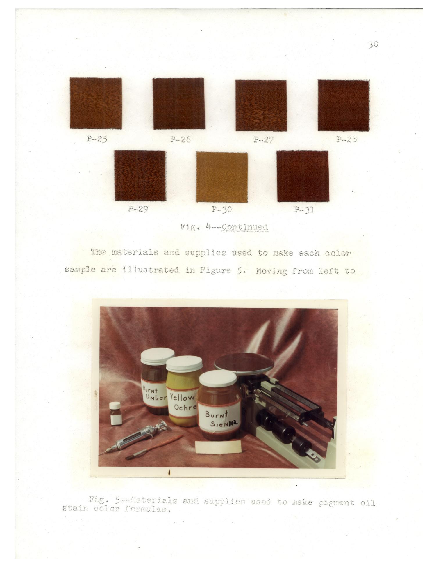 The Formulation of Wood Stain Solvents and Color Formulas Suitable for