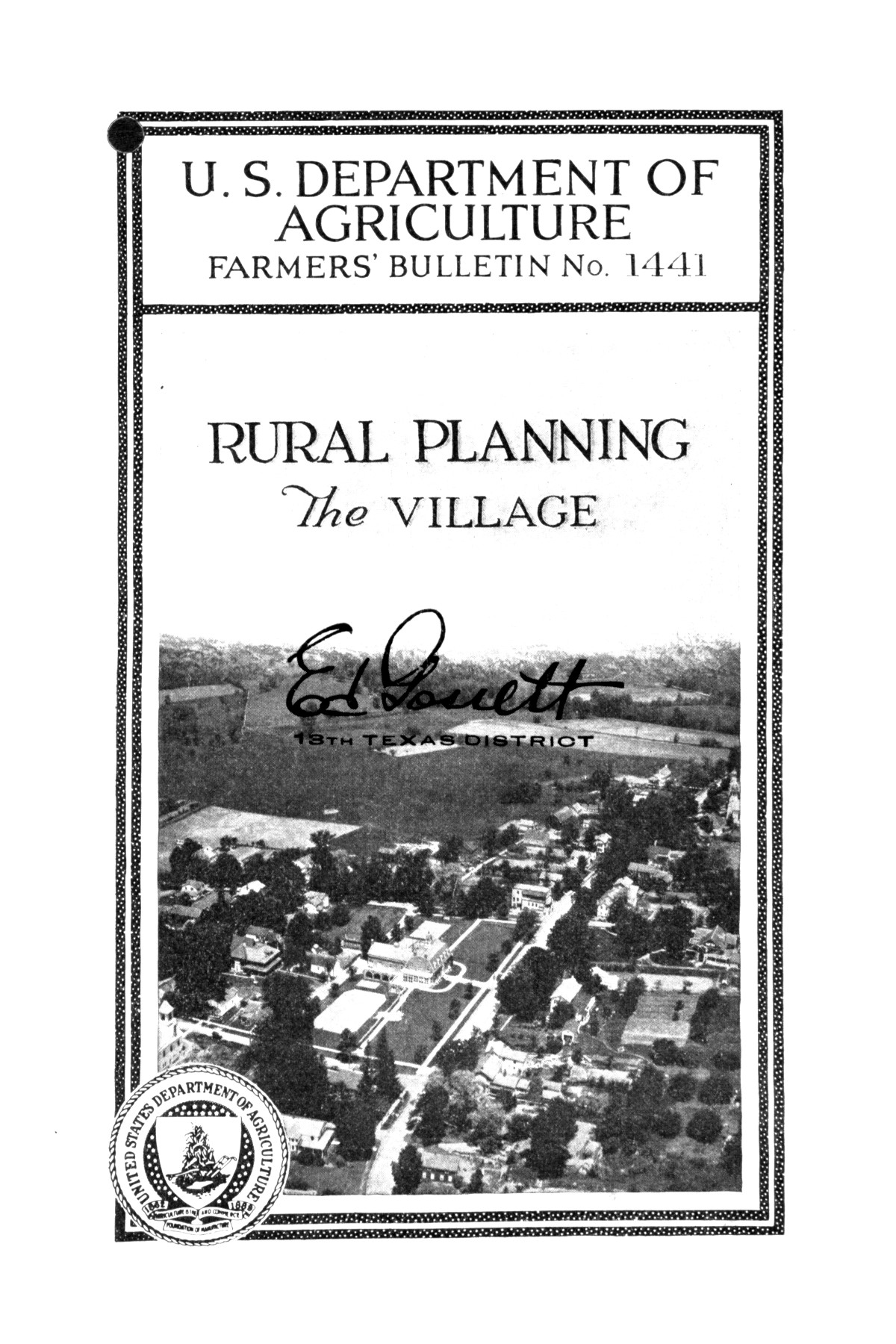 Rural planning the village. UNT Digital Library