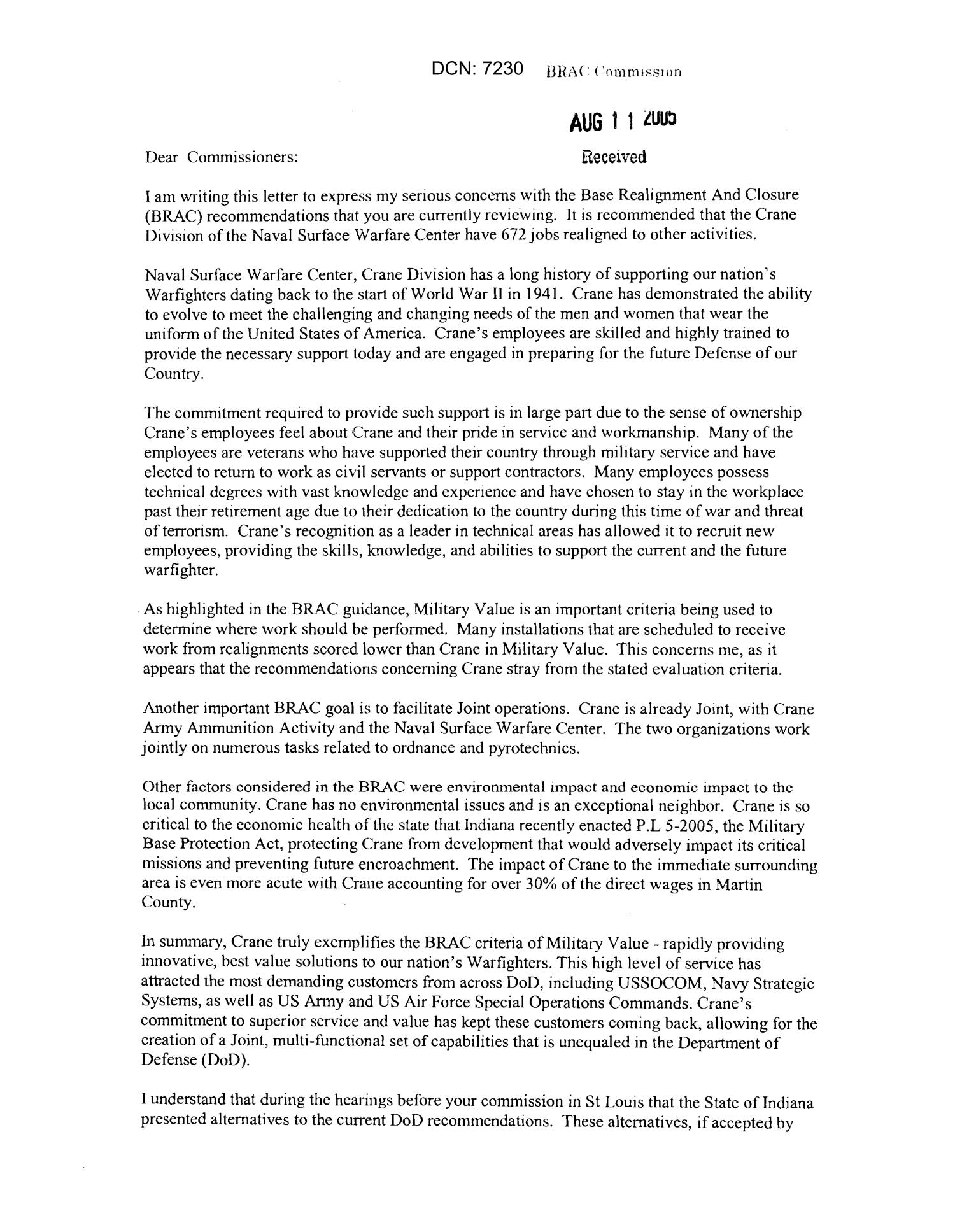 40 Letters from citizens expressing their concerns with the 