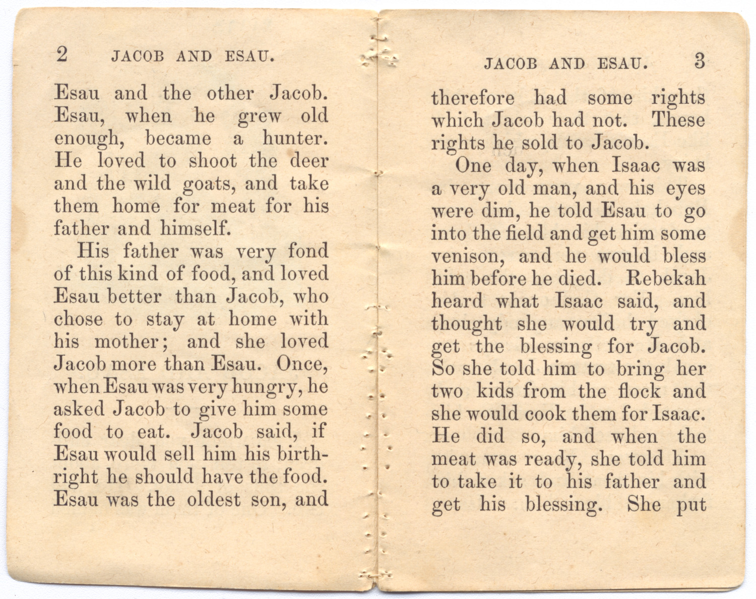 Jacob and Esau Page 3 of 7 UNT Digital Library