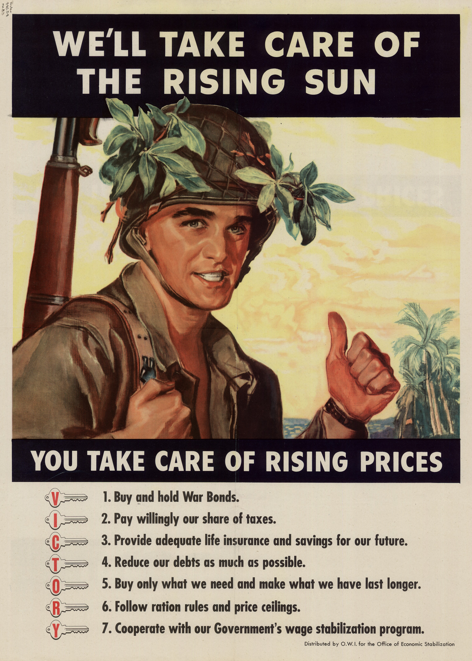 We'll take care of the Rising Sun you take care of rising prices