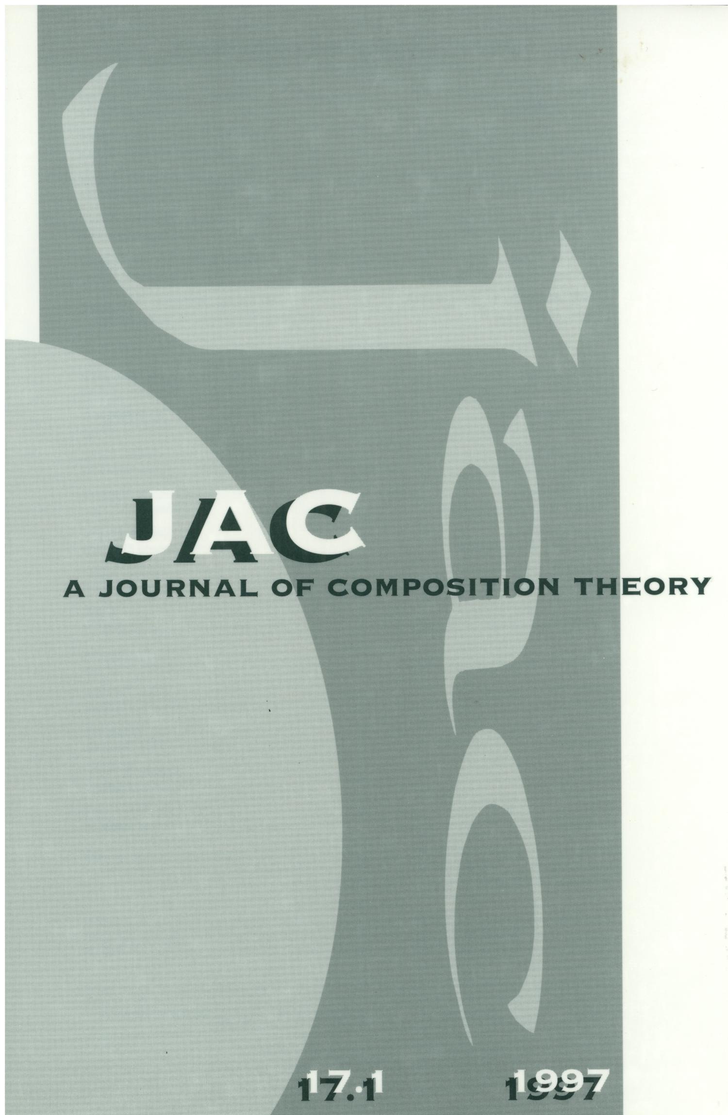 JAC A Journal of Composition Theory, Volume 17, Number 1, 1997 UNT Digital Library