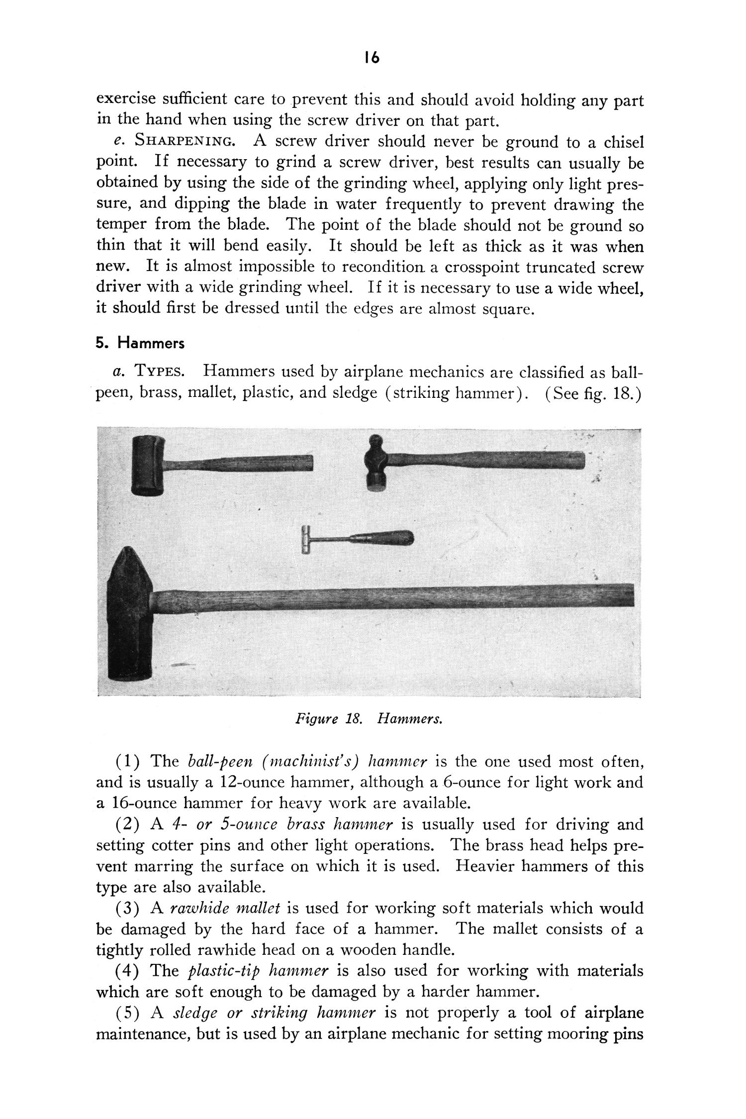 Aircraft mechanics tools. Page 16 UNT Digital Library