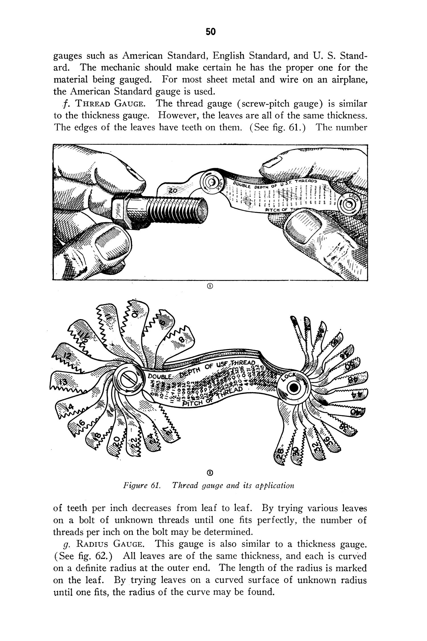 Aircraft mechanics tools. - Page 50 - UNT Digital Library