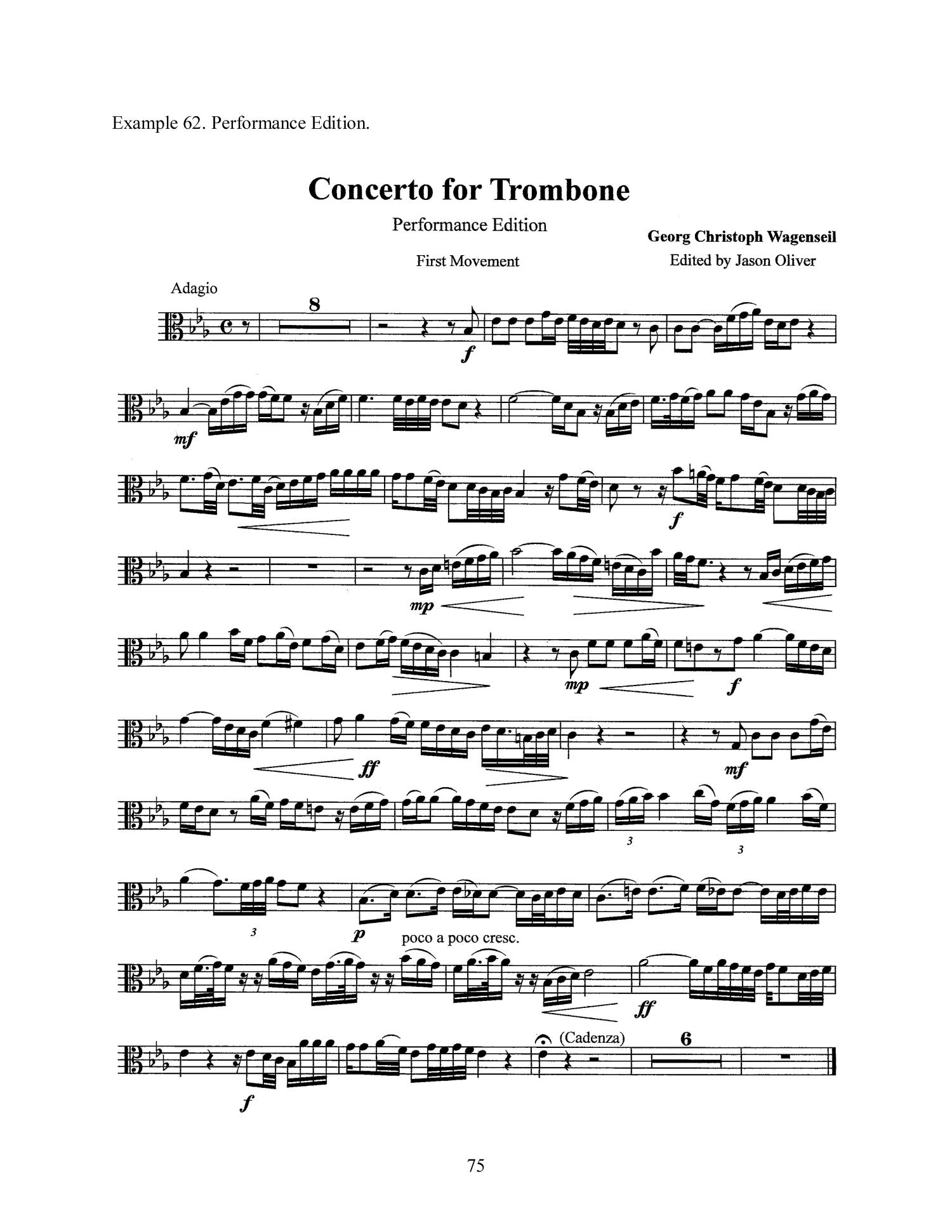 WAGENSEIL TROMBONE CONCERTO PDF