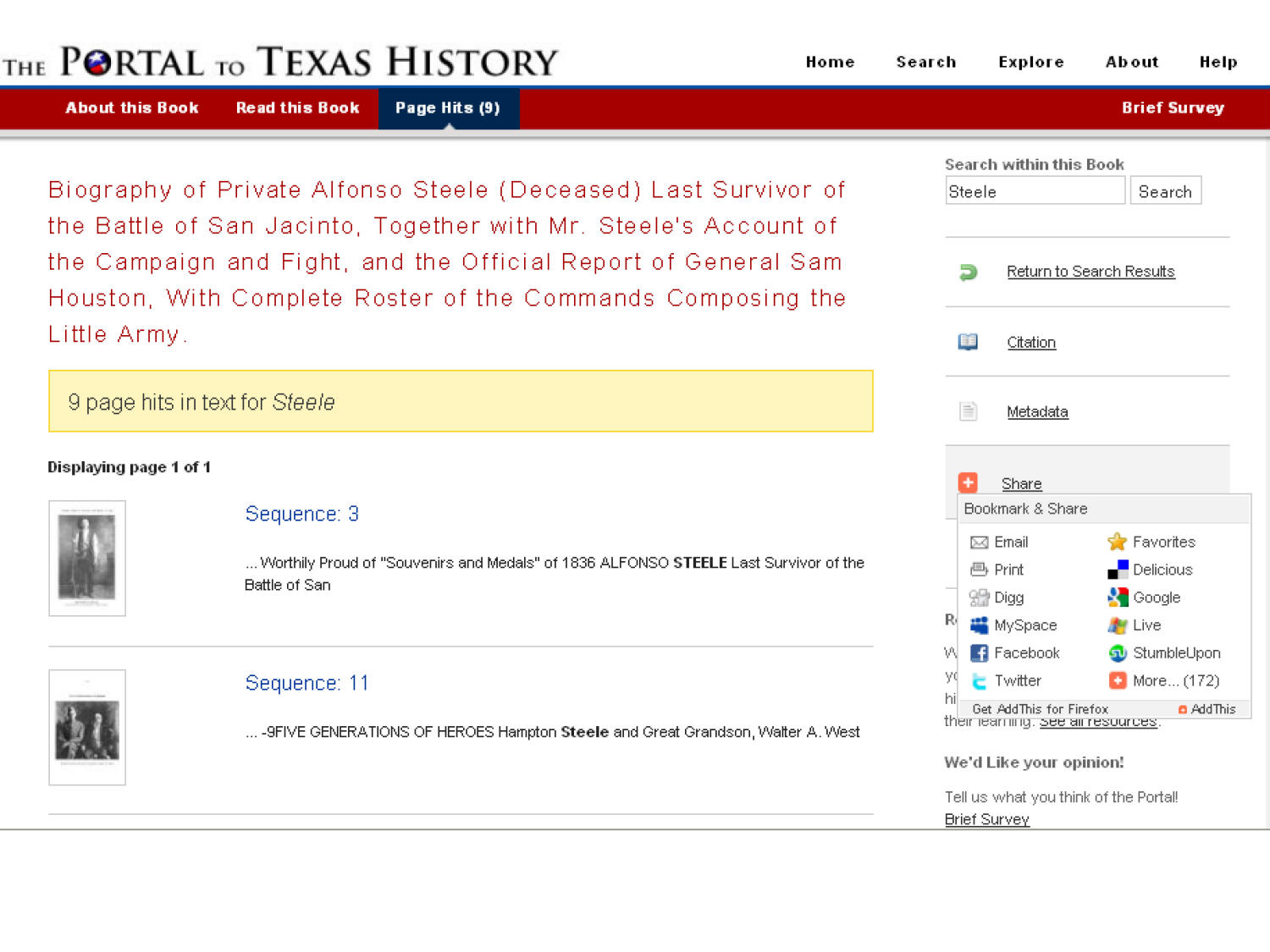 The Portal to Texas History Slide 15 of 27 UNT Digital Library