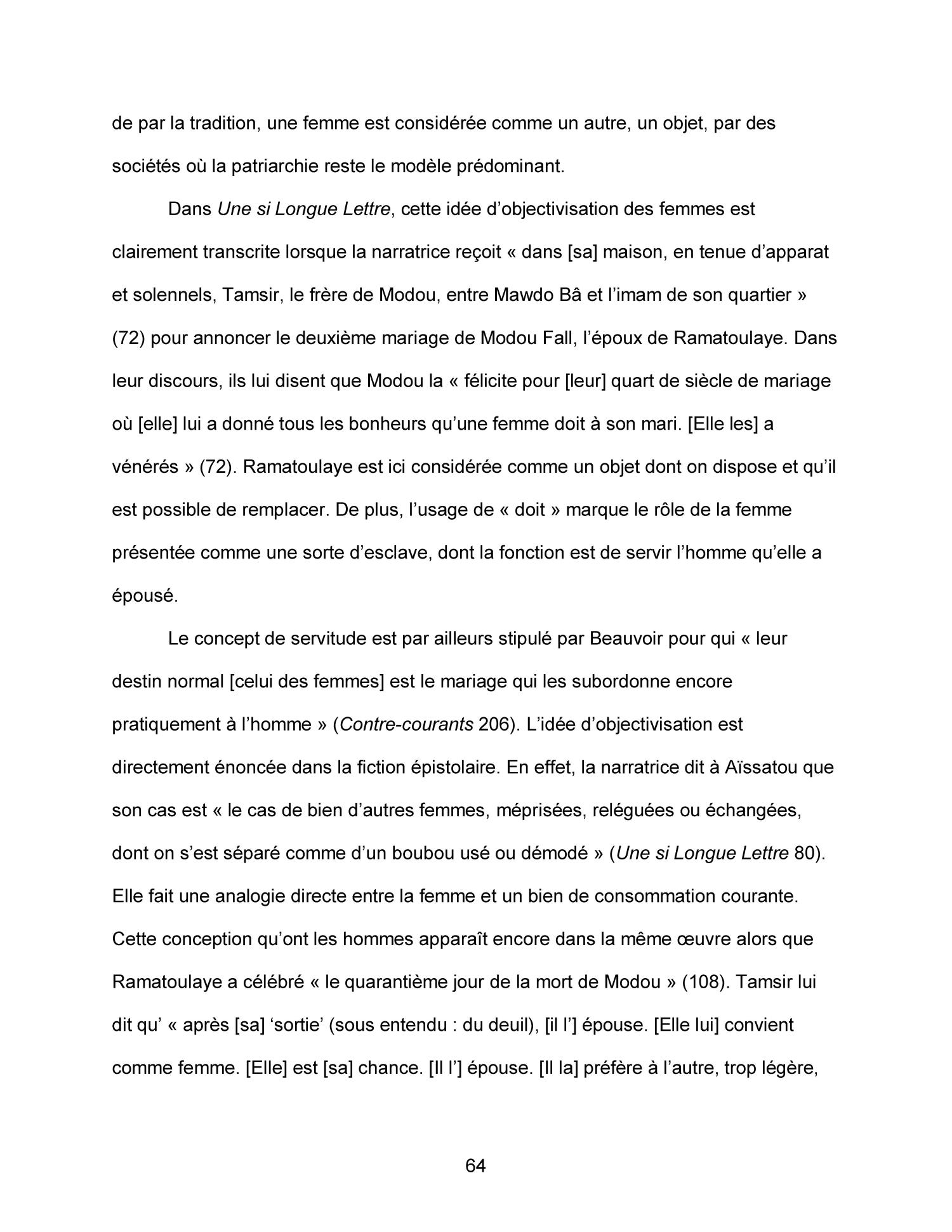 MARIAMA BA Une si longue lettre Renaud-Bray.com