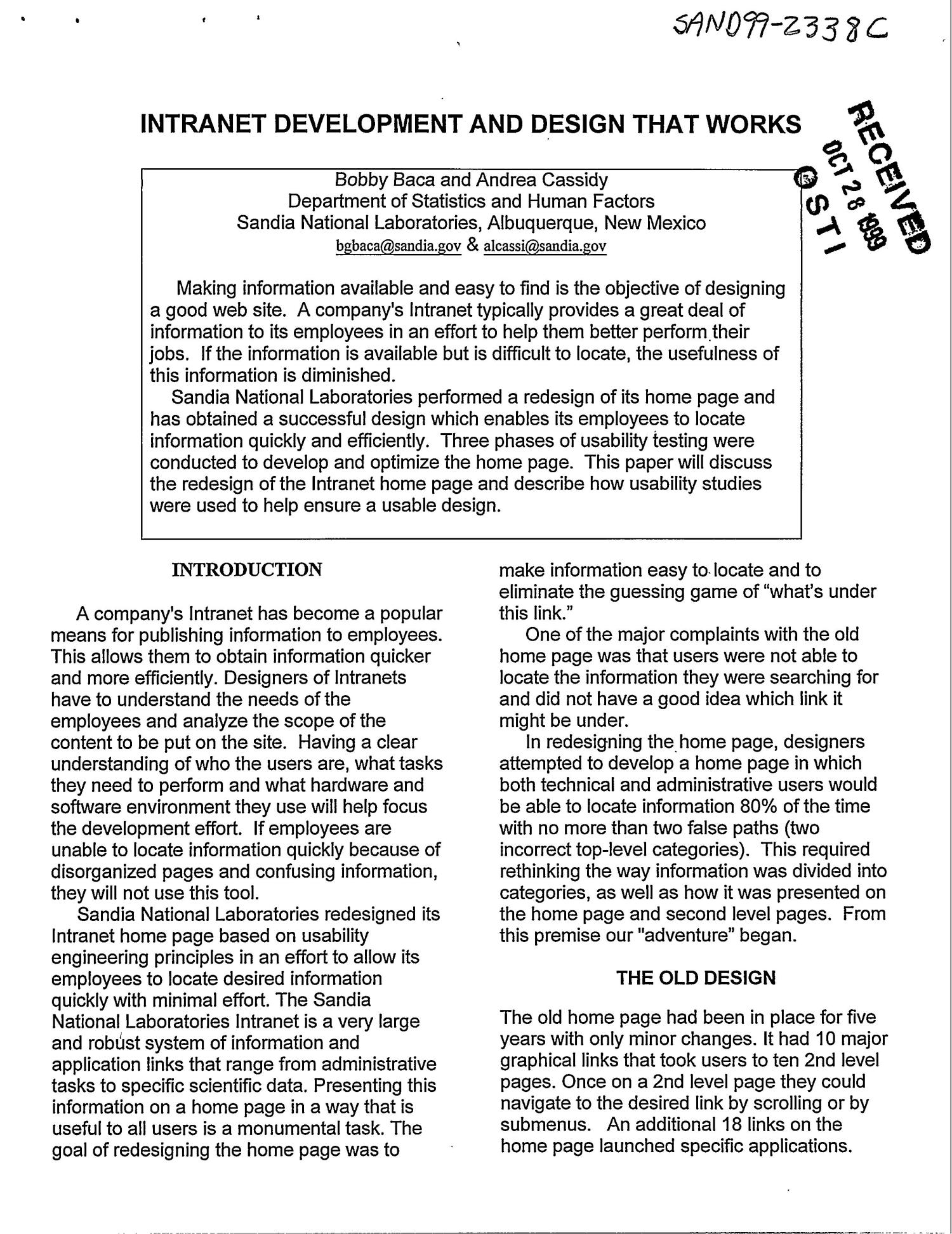 Development and Design that Works UNT Digital Library