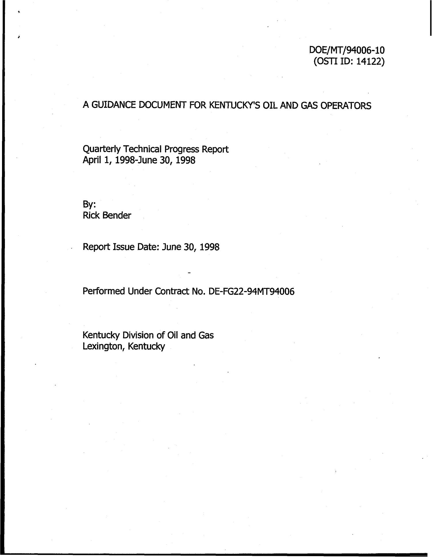 A Guidance Document for Kentucky's Oil and Gas Operators UNT Digital
