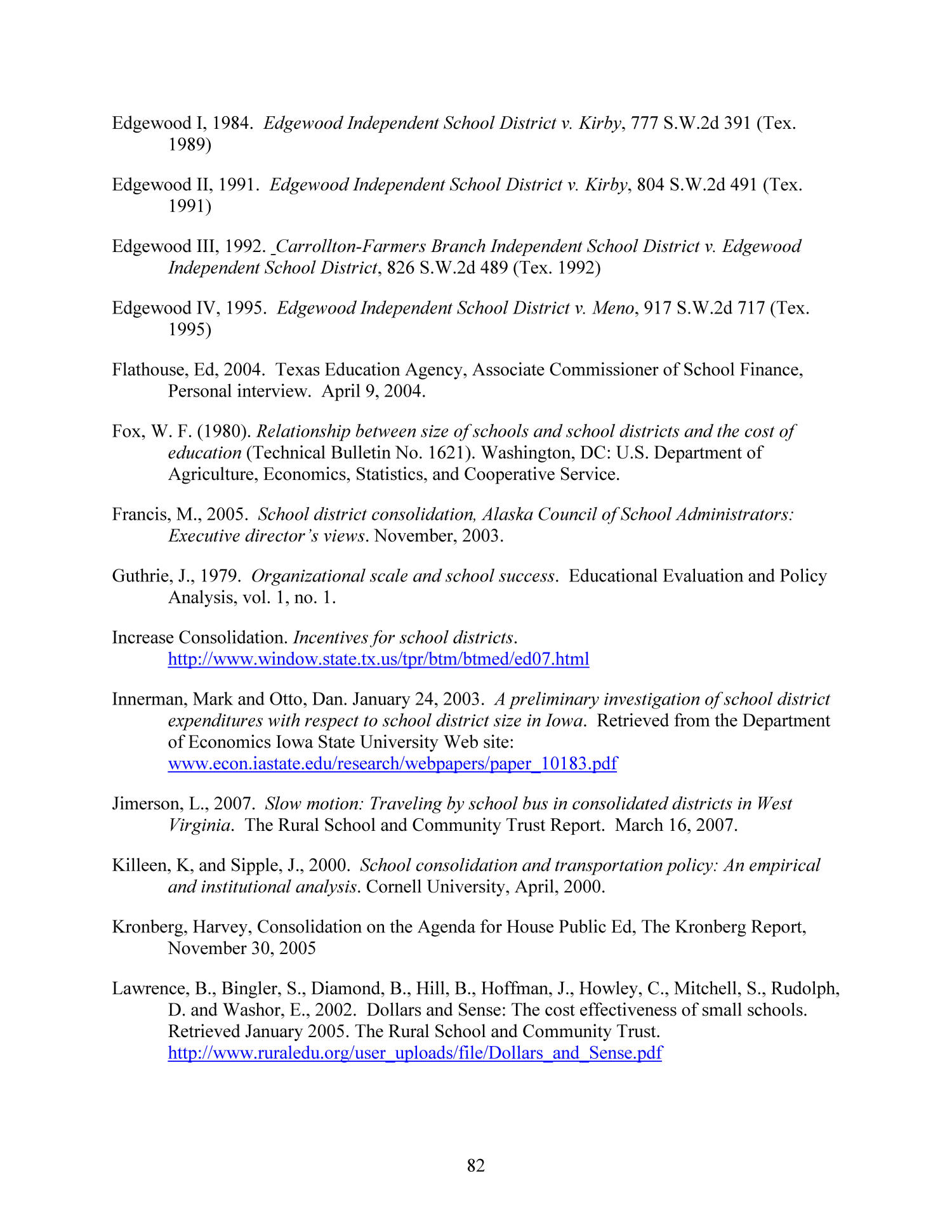 School Consolidation Impact on State and Local Revenues and