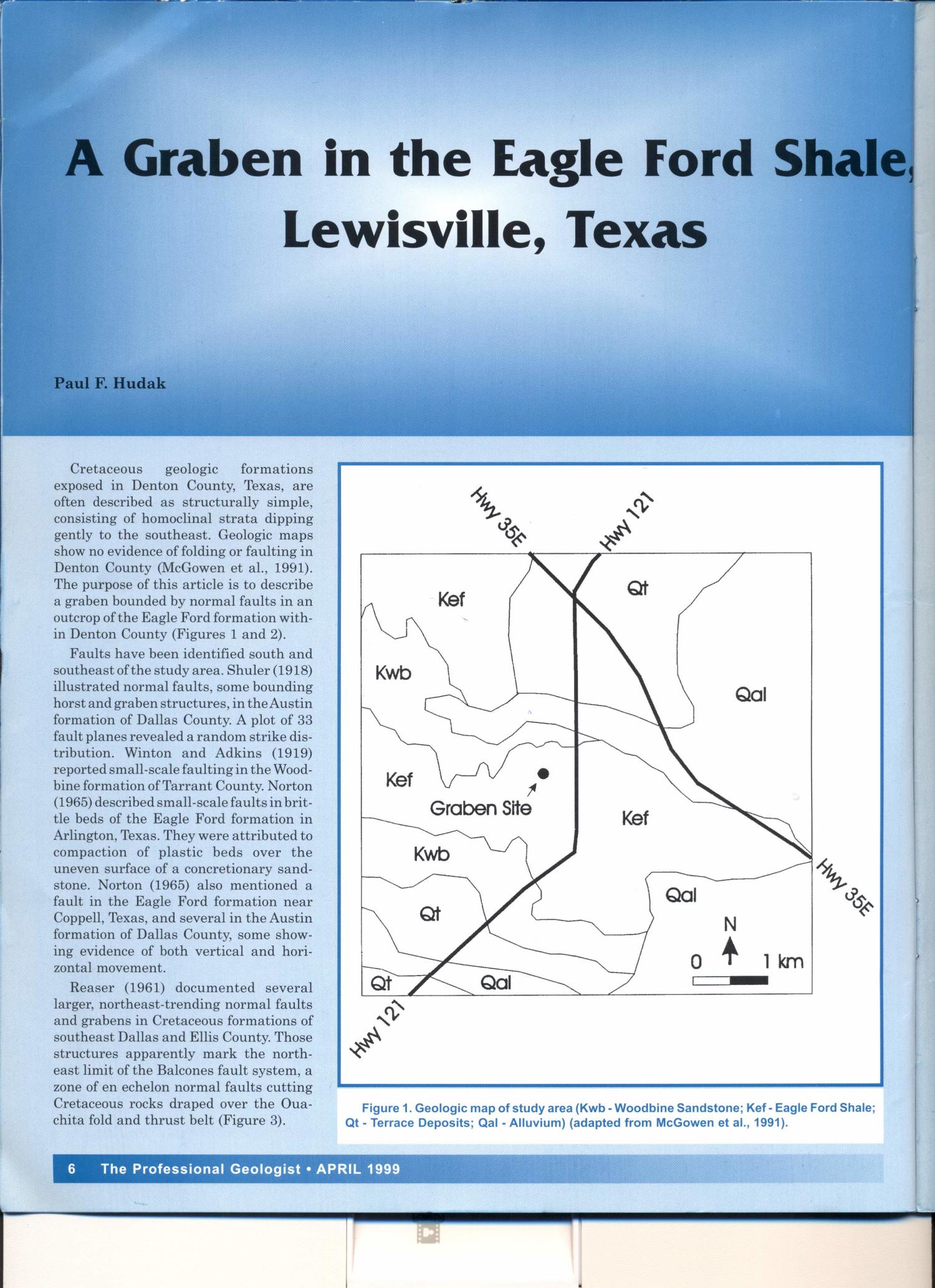 A Graben in the Eagle Ford Shale, Lewisville, Texas UNT Digital Library