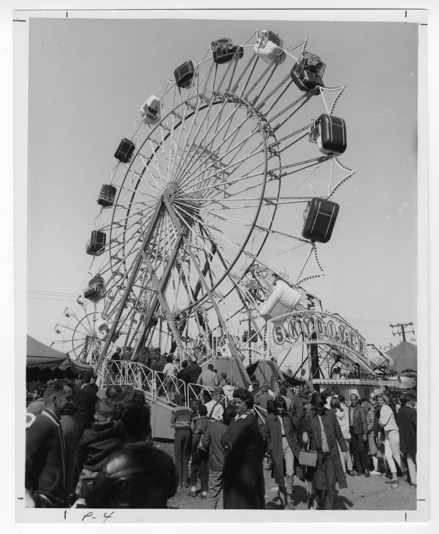 [A thrill ride at the State Fair of Texas, 1966] UNT Digital Library