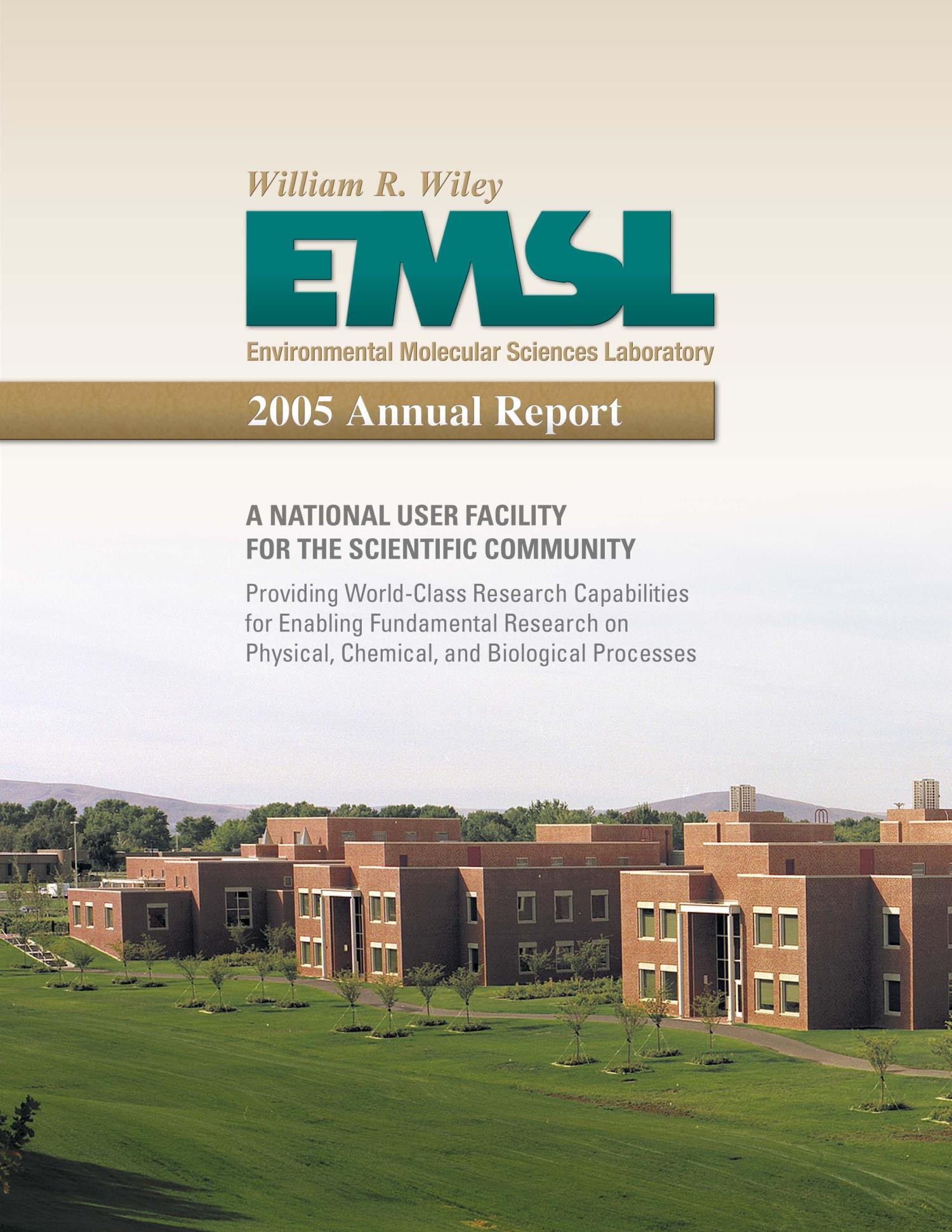 EMSL 2005 Annual Report UNT Digital Library