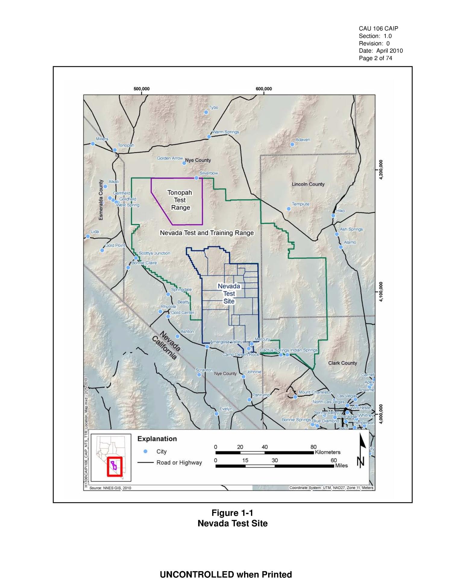 Corrective Action Investigation Plan for Corrective Action Unit 106