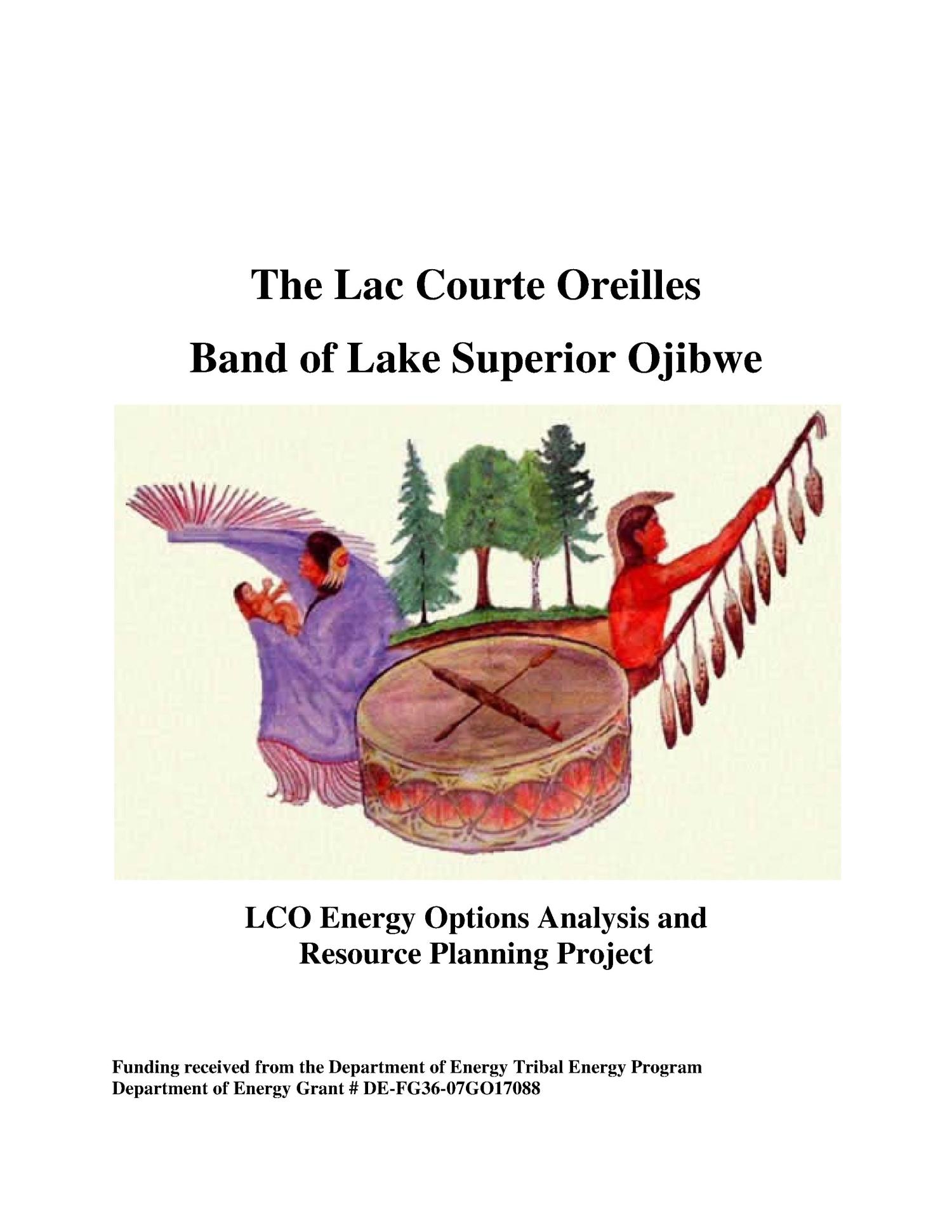 Lac Courte Oreilles Energy Analysis Project UNT Digital Library