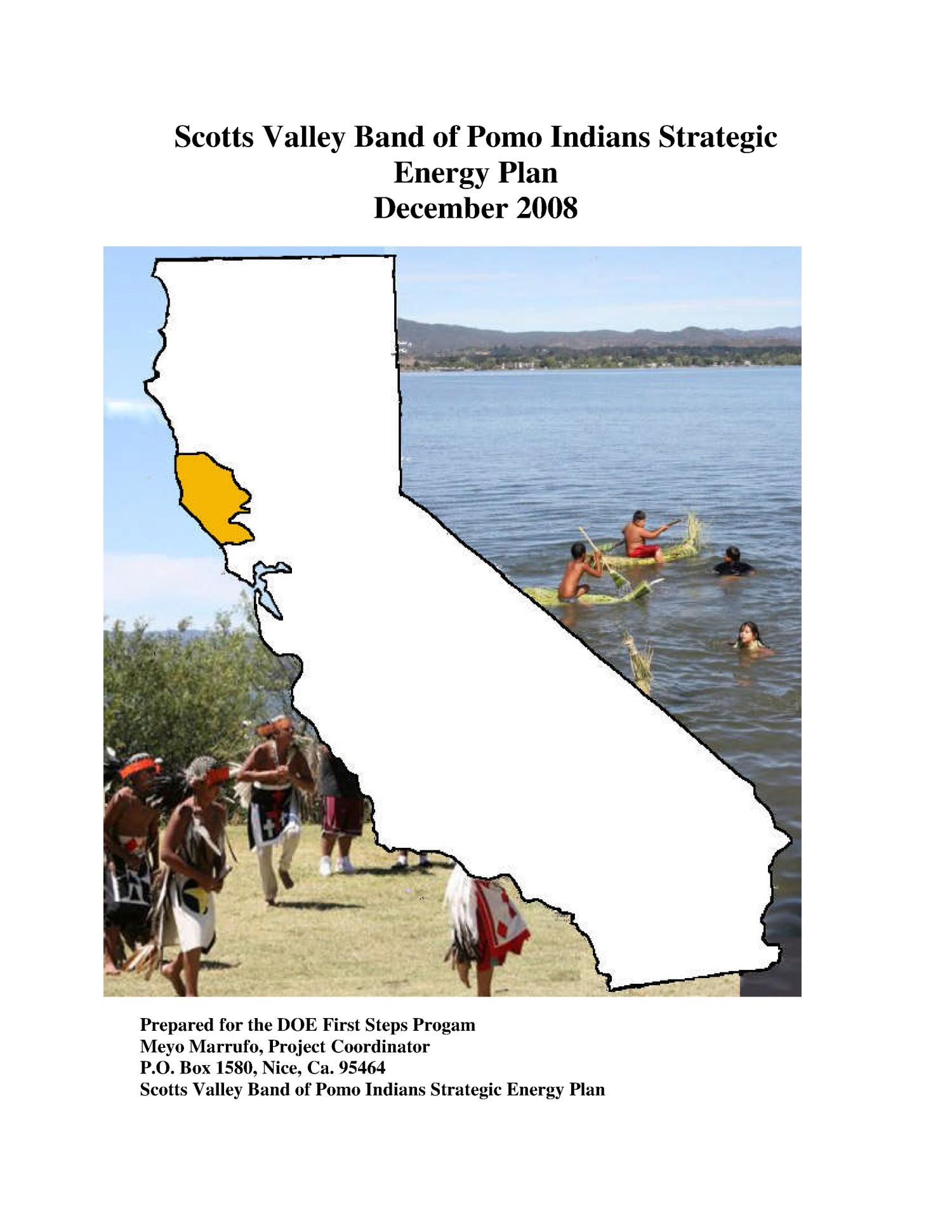 Robinson Rancheria Strategic Energy Plan; Middletown Rancheria