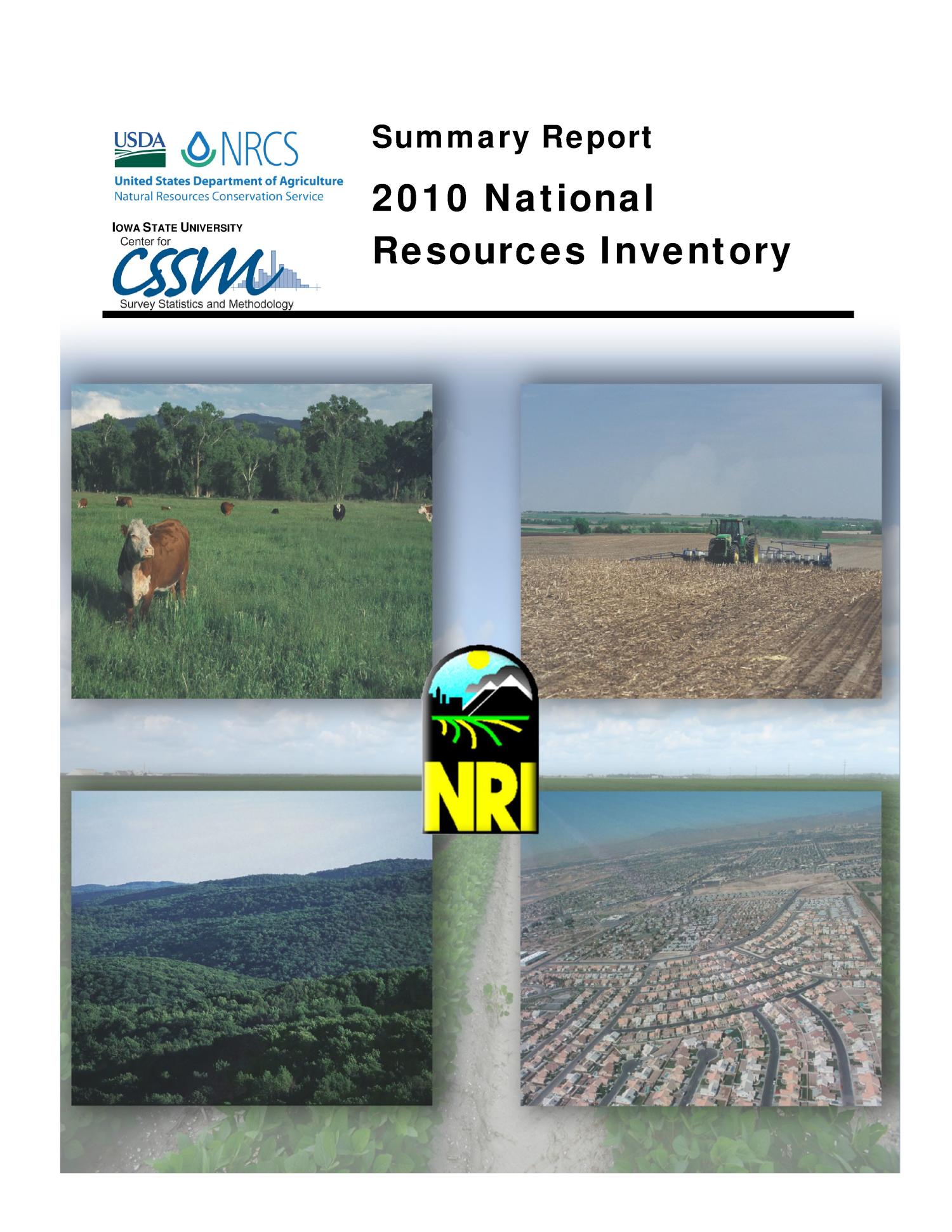 Summary Report 2010 National Resources Inventory Page 1 of 166 UNT