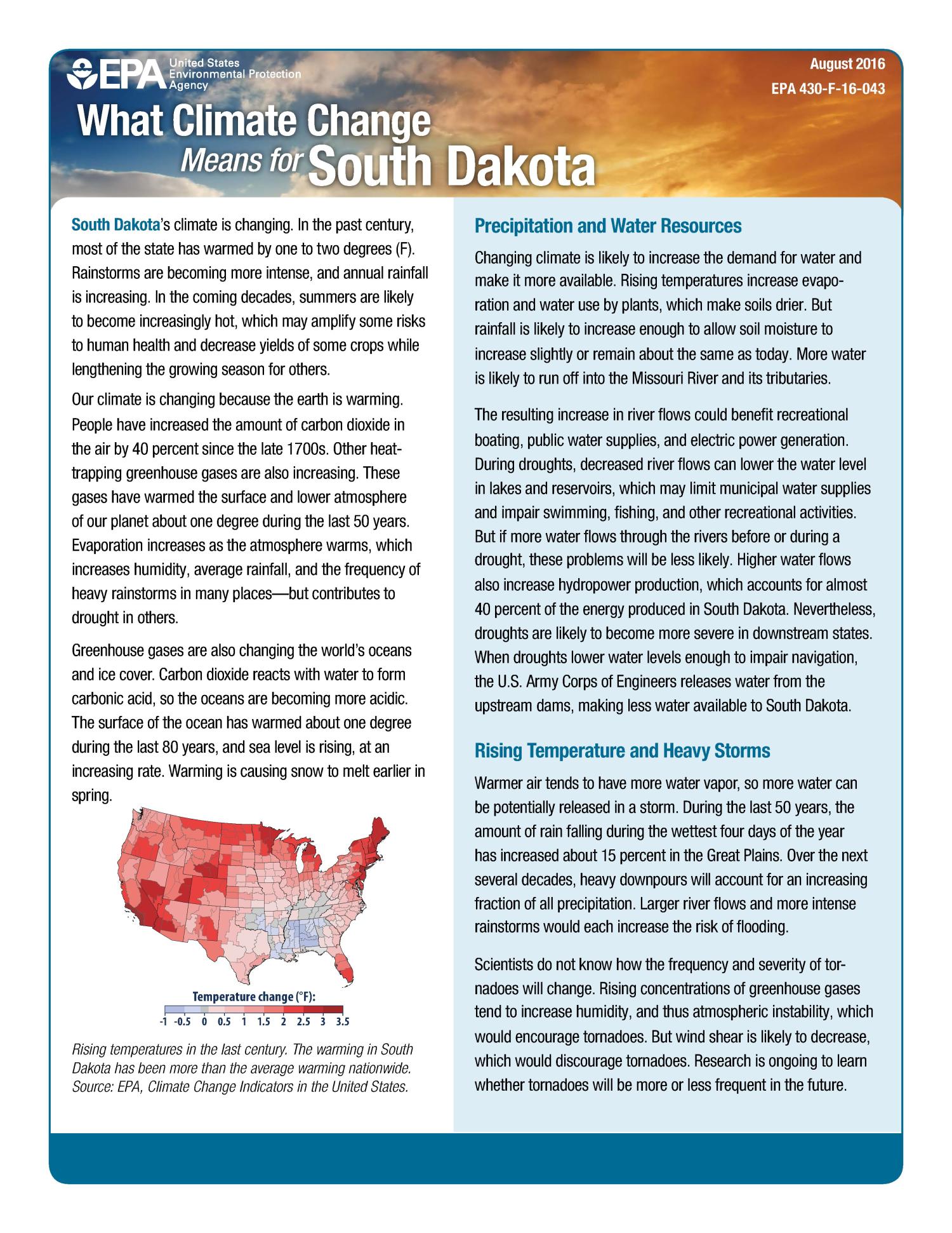 What Climate Change Means for South Dakota UNT Digital Library