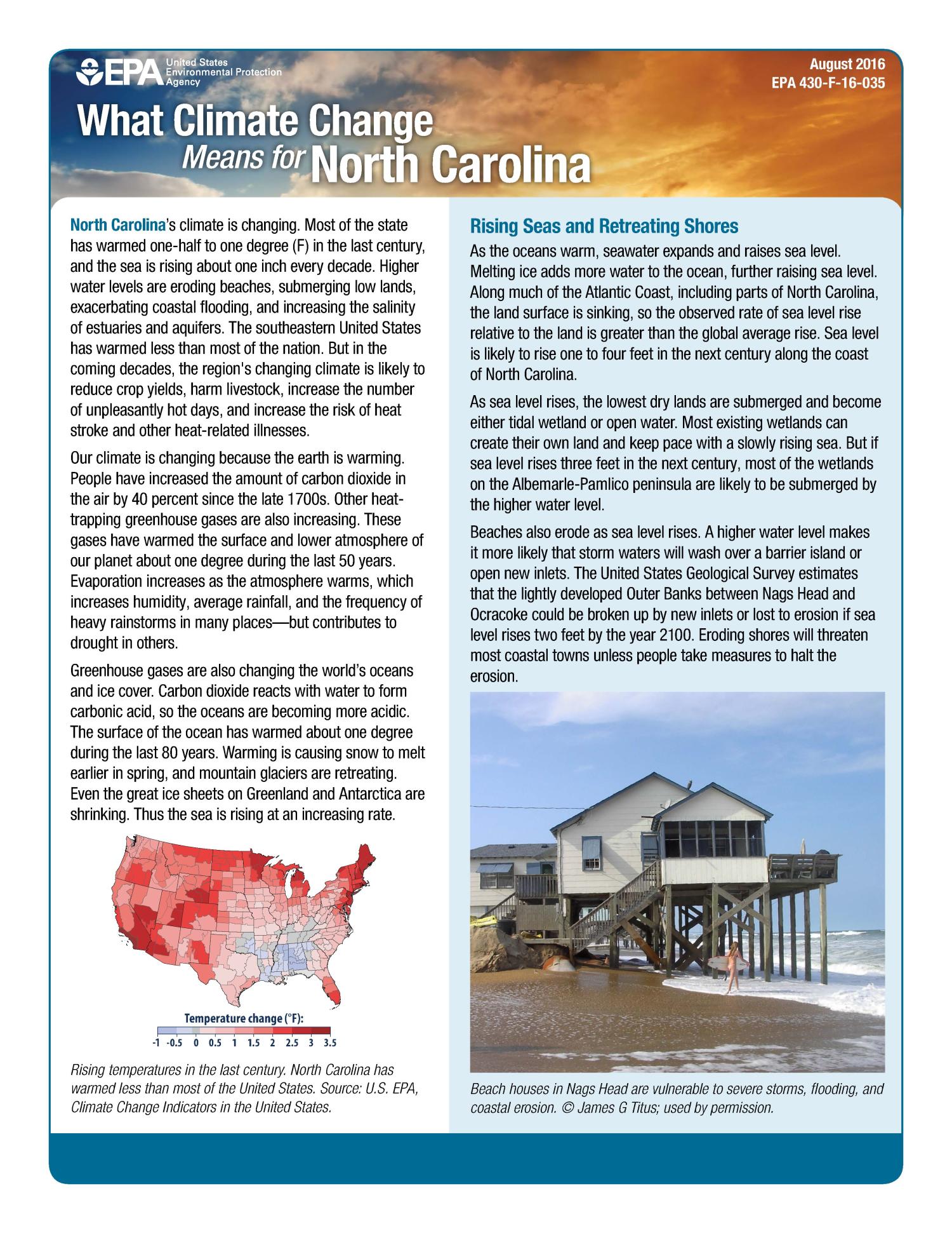 What Climate Change Means for North Carolina UNT Digital Library
