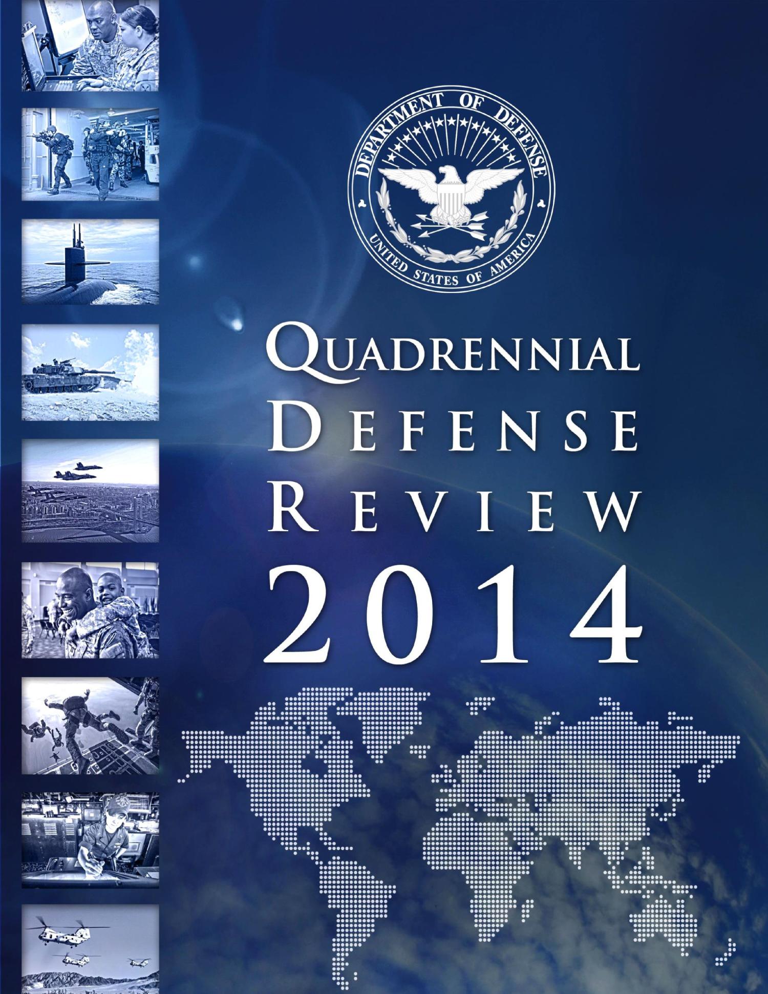 Quadrennial Defense Review 2014 UNT Digital Library