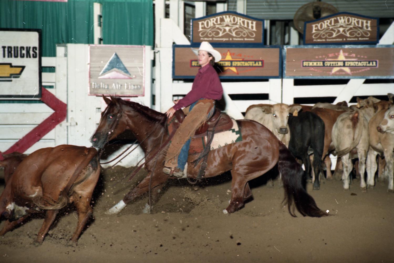 Cutting Horse Competition Image 1997_D12_17 UNT Digital Library