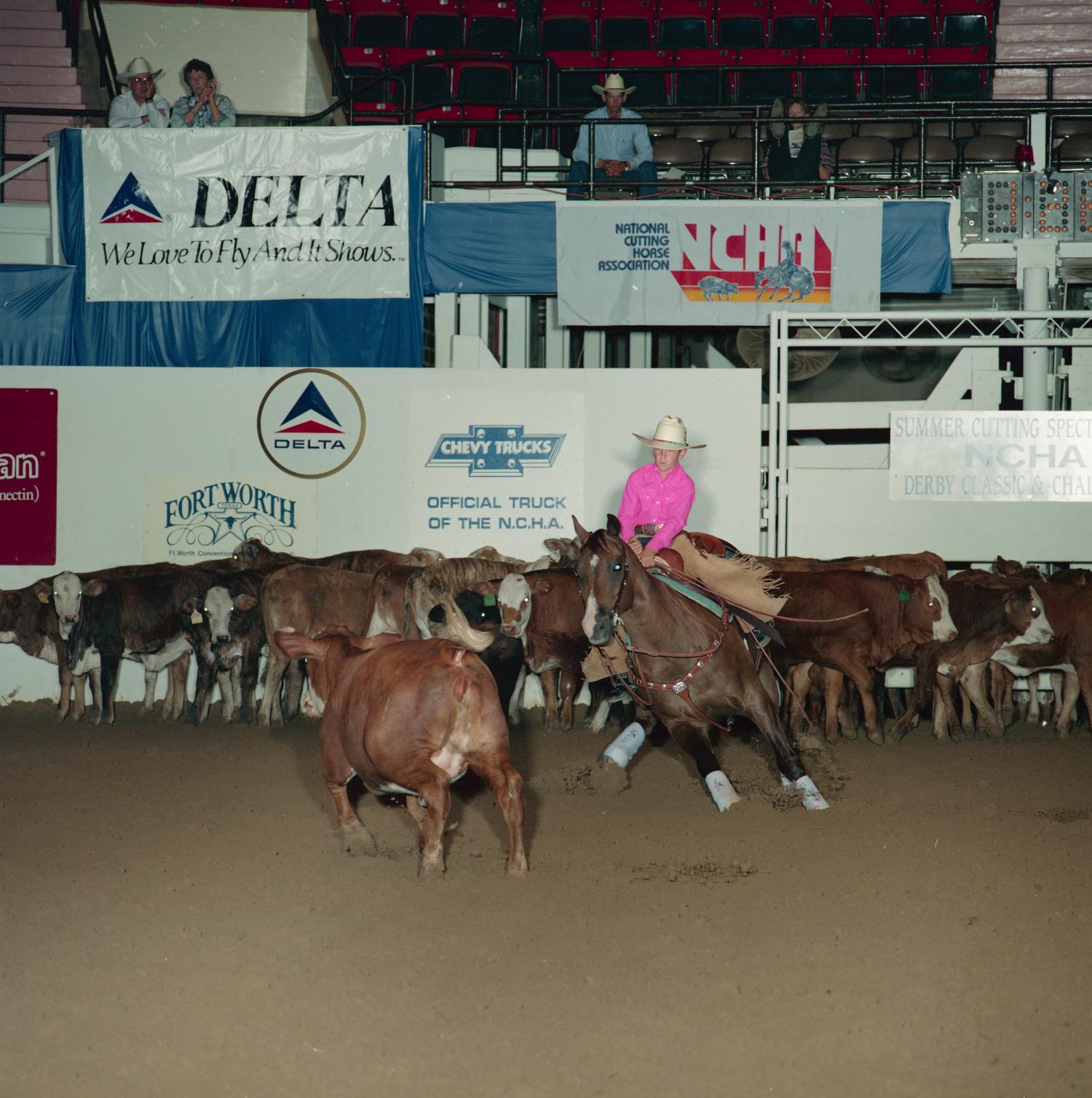 [Cutting Horse Competition Image 1991_D103_10] UNT Digital Library